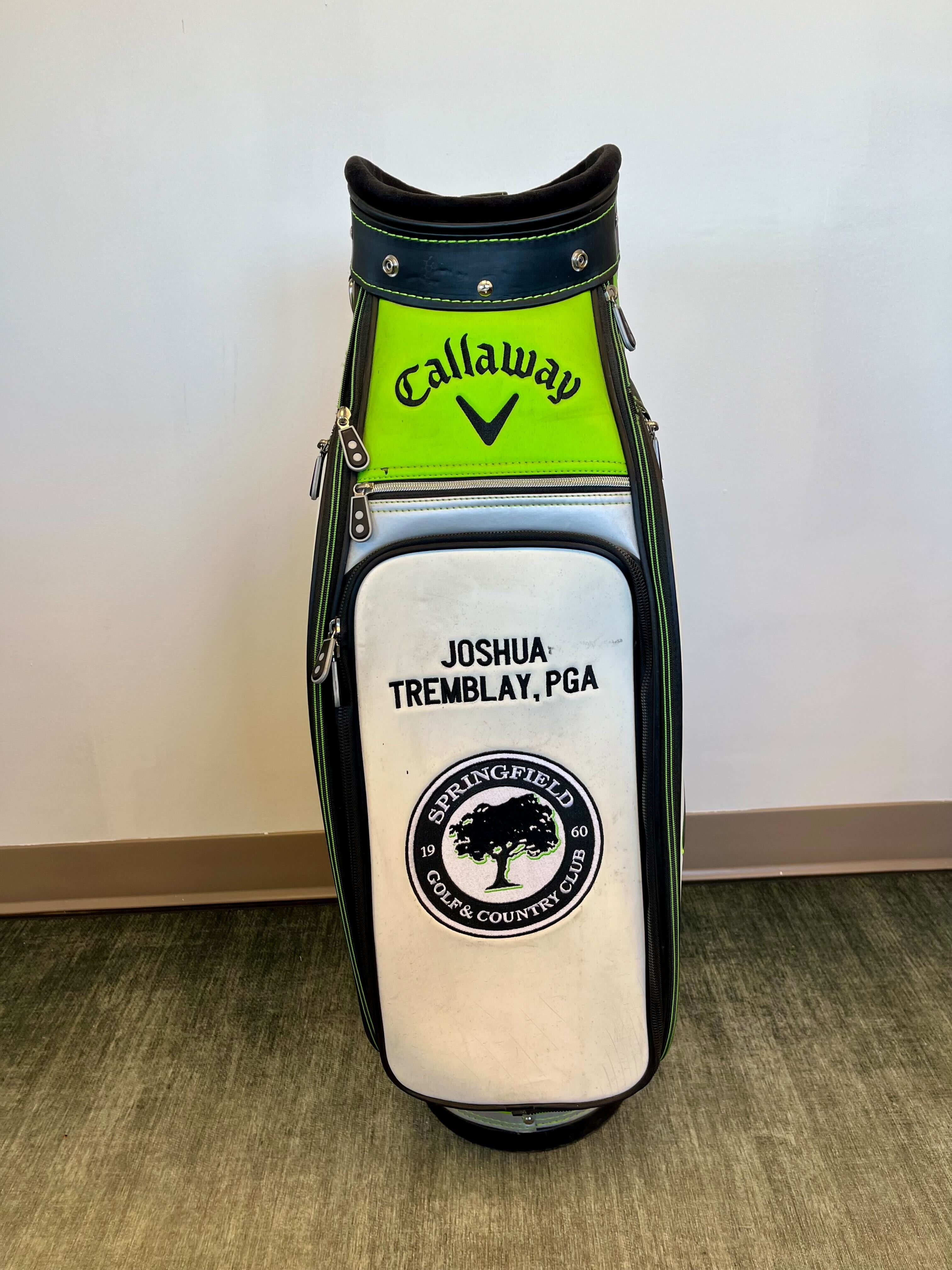 Callaway GBB Epic Staff Cart Golf Bag - 3 Dividers & 7 Pockets with Adjustable Strap & Rain Cover - Perfect for Golf Tournaments & Club Storage