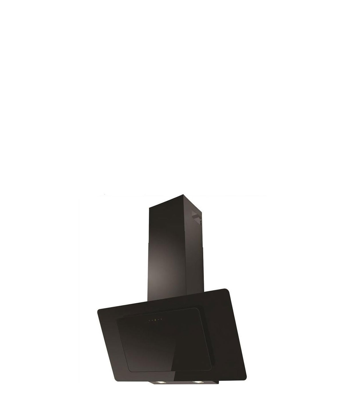 Midea 90cm Black Tempered Glass Range Hood - Powerful Kitchen Exhaust Fan with LED Lighting for Smoke & Odor Removal - Perfect for Modern Home Cooking, Grilling, and Frying