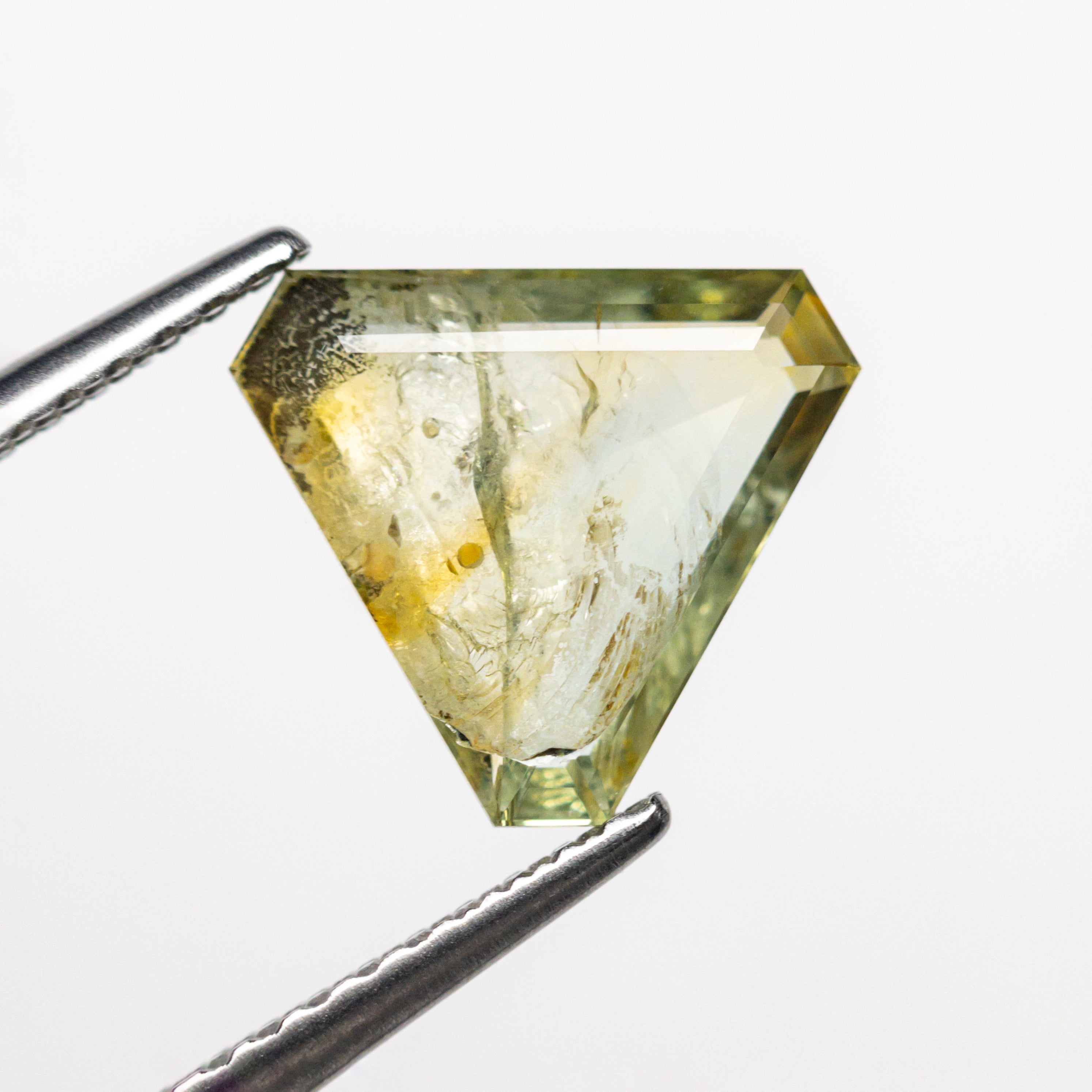1.99ct Natural Hexagon Rose Cut Sapphire Gemstone - 8.35x9.64x2.72mm Loose Faceted Blue Sapphire for Jewelry Making, Engagement Rings & Unique Gifts