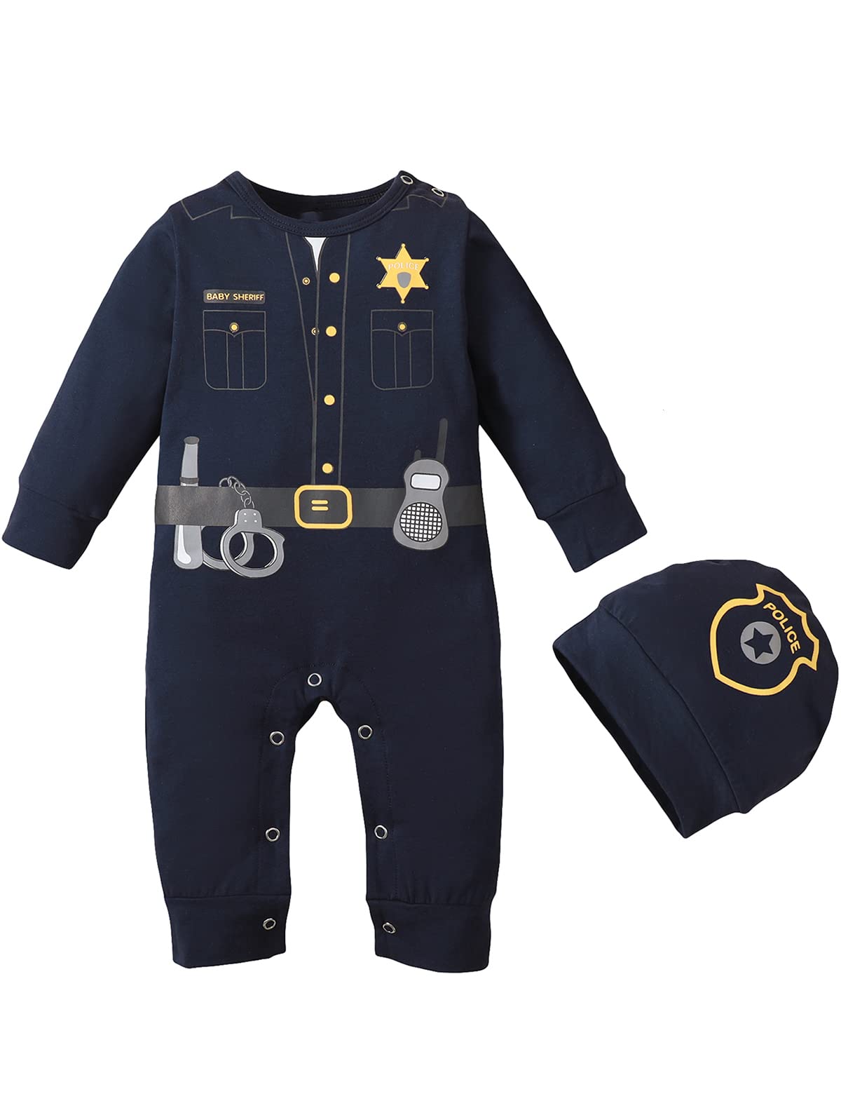 Newborn Baby Boy Girl Costume Outfit - Soft Cotton Romper Jumpsuit for Infants | Perfect for Halloween, Photo Shoots & Special Occasions