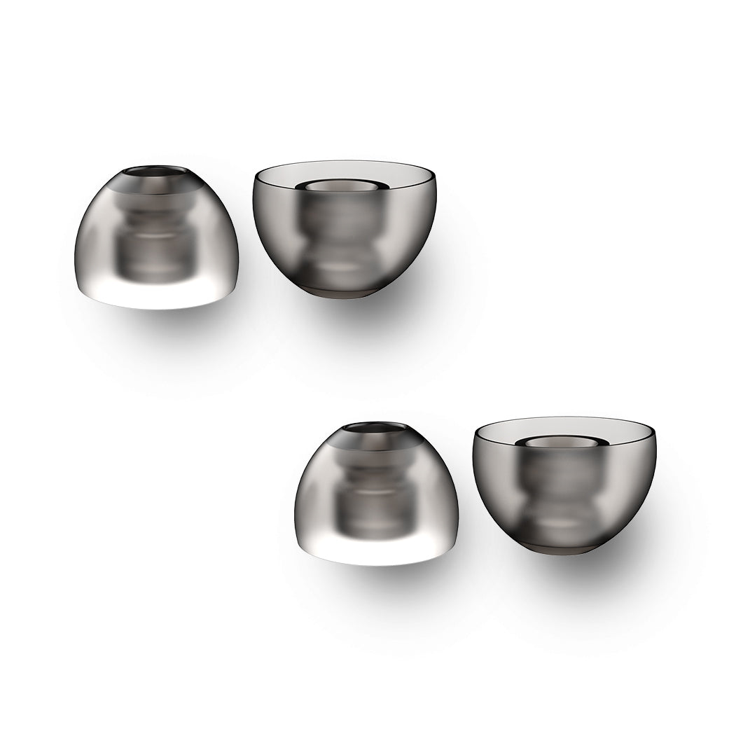 Spinfit CP500 Premium Silicone Eartips (2 Pairs) - Noise Isolating Comfort for AirPods, Galaxy Buds & Wireless Earbuds - Perfect for Workouts, Commuting & Travel
