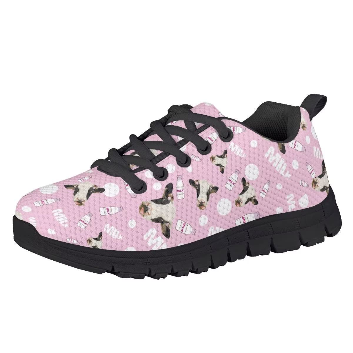 NETILGEN Kids Running Shoes for Boys & Girls - Breathable Knitted Mesh Lace-Up Sneakers for Little & Big Kids - Perfect for Sports, Gym, and Daily Play