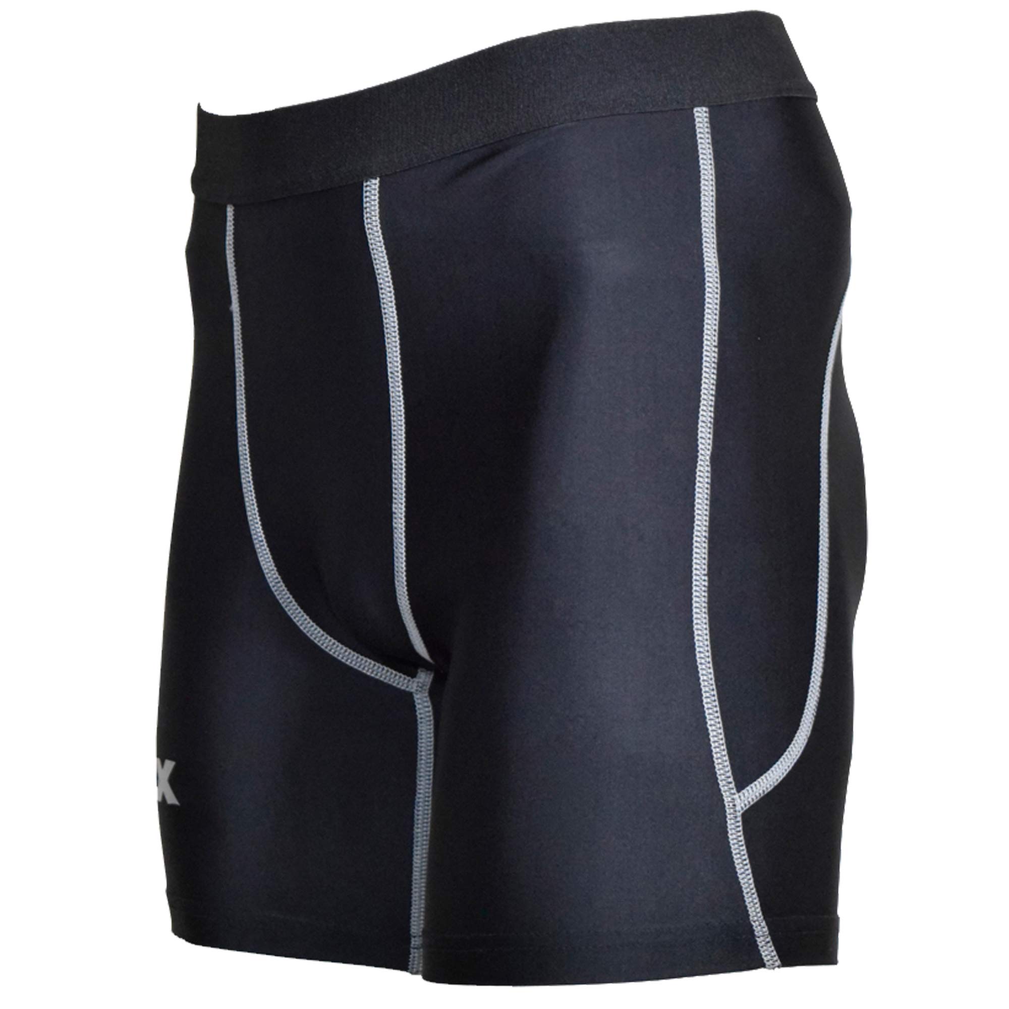 MRX Compression Shorts for Men & Women - Elastic Spandex Workout Shorts for Yoga, Running, Gym & Sports - Breathable & Supportive Activewear for Training & Fitness