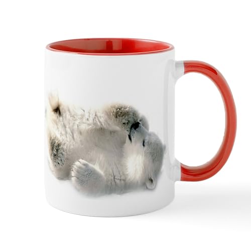White/Red Inside - Baby Polar Bear Mugs