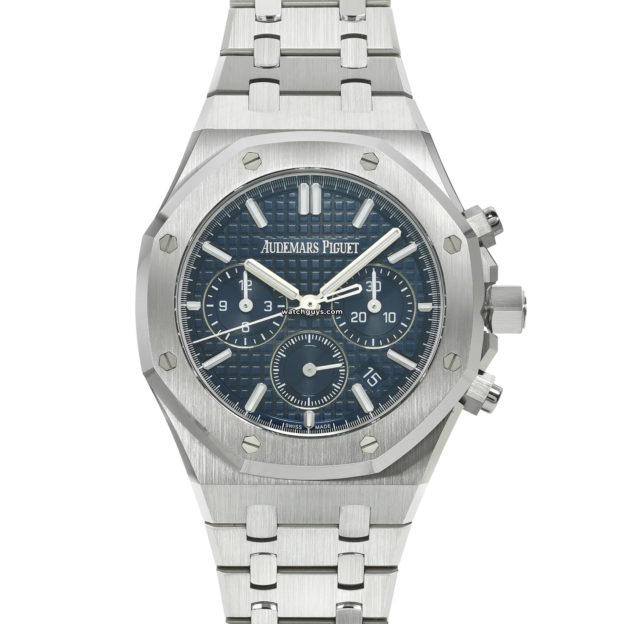 Audemars Piguet Royal Oak Chronograph 26715ST.OO.1356ST.01 Men's Luxury Watch - Stainless Steel, Blue Dial, Swiss Automatic Movement - Perfect for Business, Gifting & Special Occasions