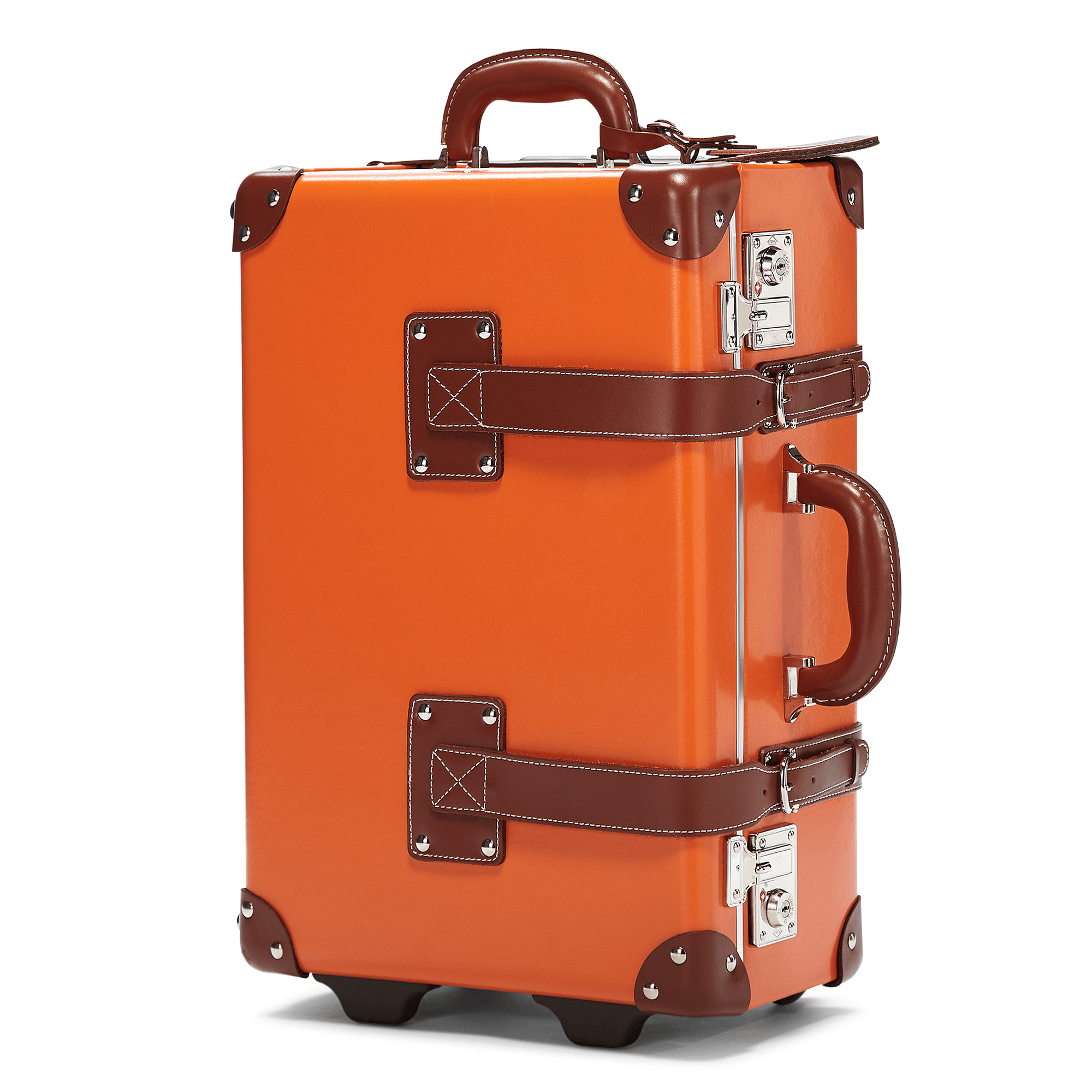 The Anthropologist Orange Carry-On Luggage - Lightweight & Durable Suitcase for Travel, Business Trips & Weekend Getaways