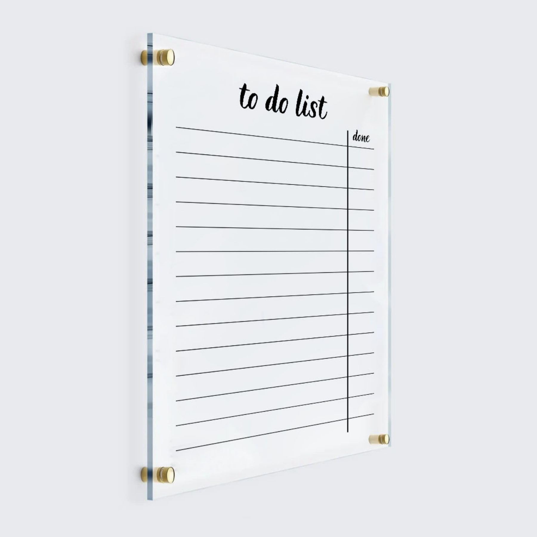 Personalized Dry Erase Wall Calendar Planner 2025 - Custom Monthly & Weekly Whiteboard Calendar with Marker | Perfect for Home, Office & Classroom Organization