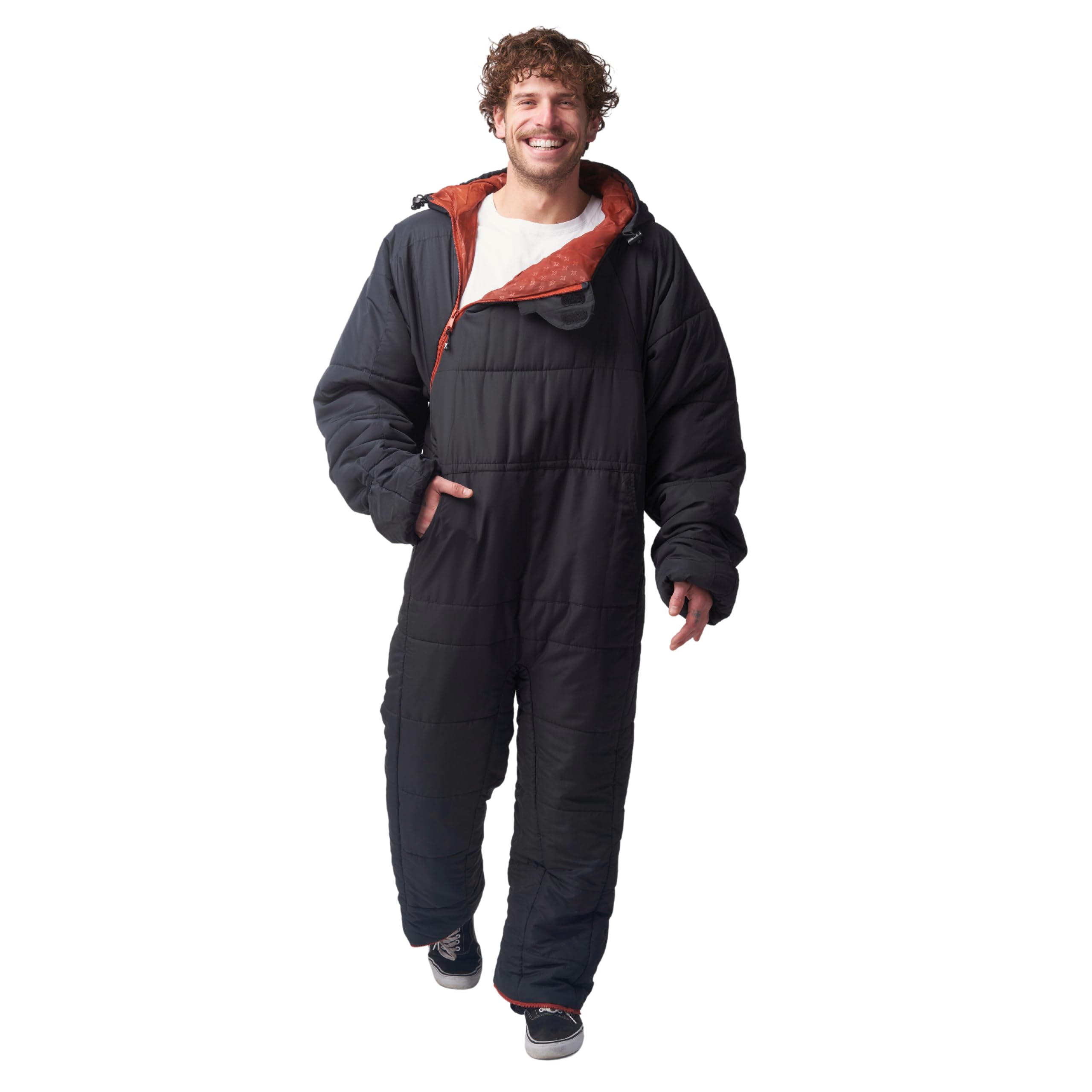 Selk'bag Lite Wearable Sleeping Bag - Lightweight Sleeping Bag Suit for Camping, Hiking, Backpacking & Travel (48-55°F) - Indoor & Outdoor Use with Convenient Stuff Sack - Perfect for Cold Weather Adventures, Sleepovers & Emergency Preparedness