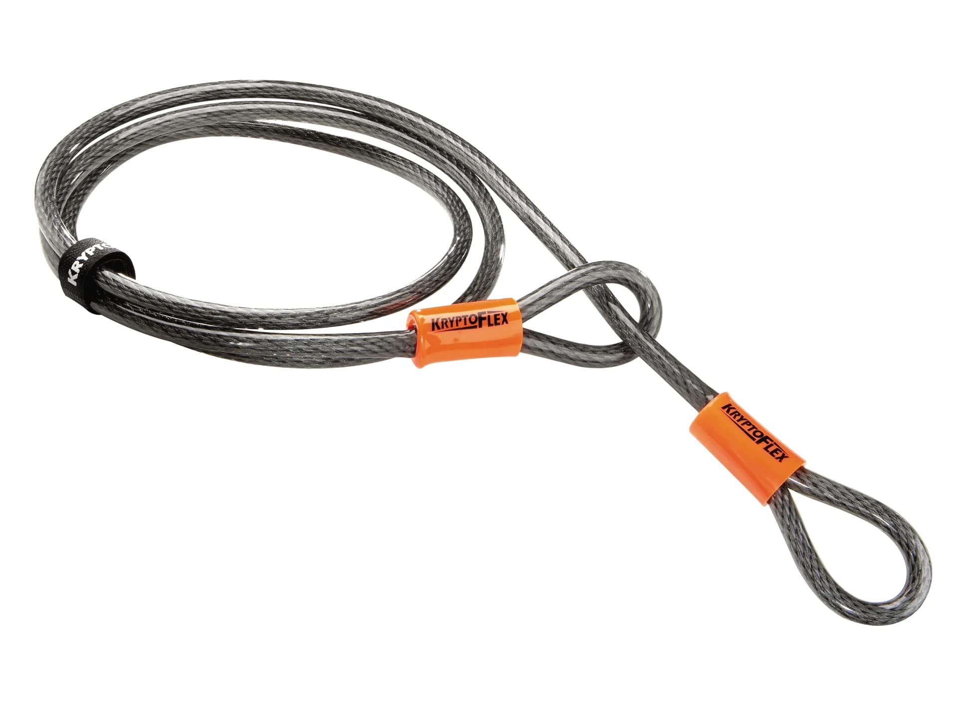 Kryptonite New York 1210 Heavy Duty Bike Chain Lock with 7ft KryptoFlex Security Cable - Ultimate Bicycle Theft Protection for Urban Commuters & Outdoor Cycling