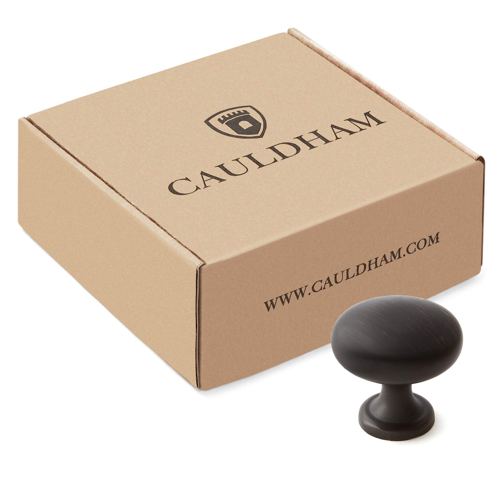 25 Pack Solid Round Kitchen Cabinet Knobs - 1-1/8