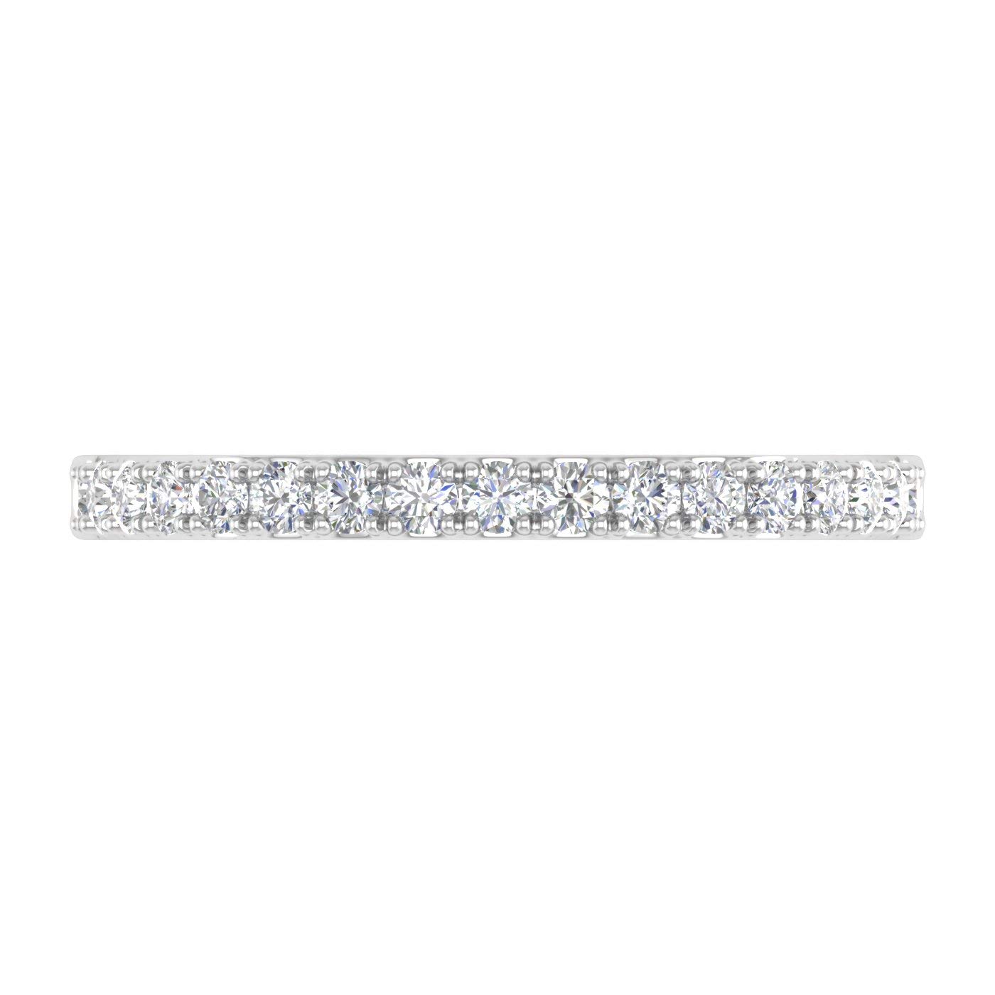 1/4 Carat Round Diamond Wedding Band Ring in 10K Gold - Elegant Bridal Jewelry for Engagement, Anniversary & Special Occasions