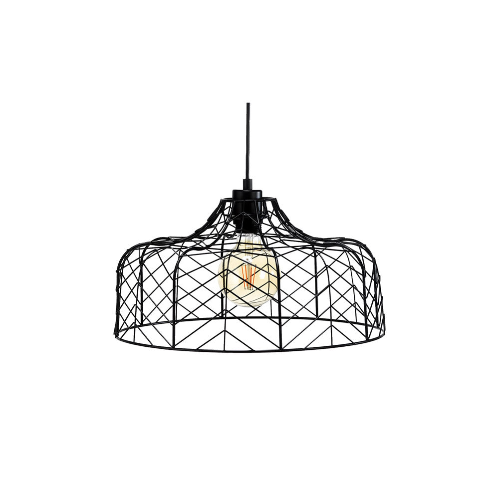 Bern 1Lt Pendant Light Fixture in Matt Black or Matt Gold - Modern Ceiling Lighting for Living Room, Bedroom & Dining Room
