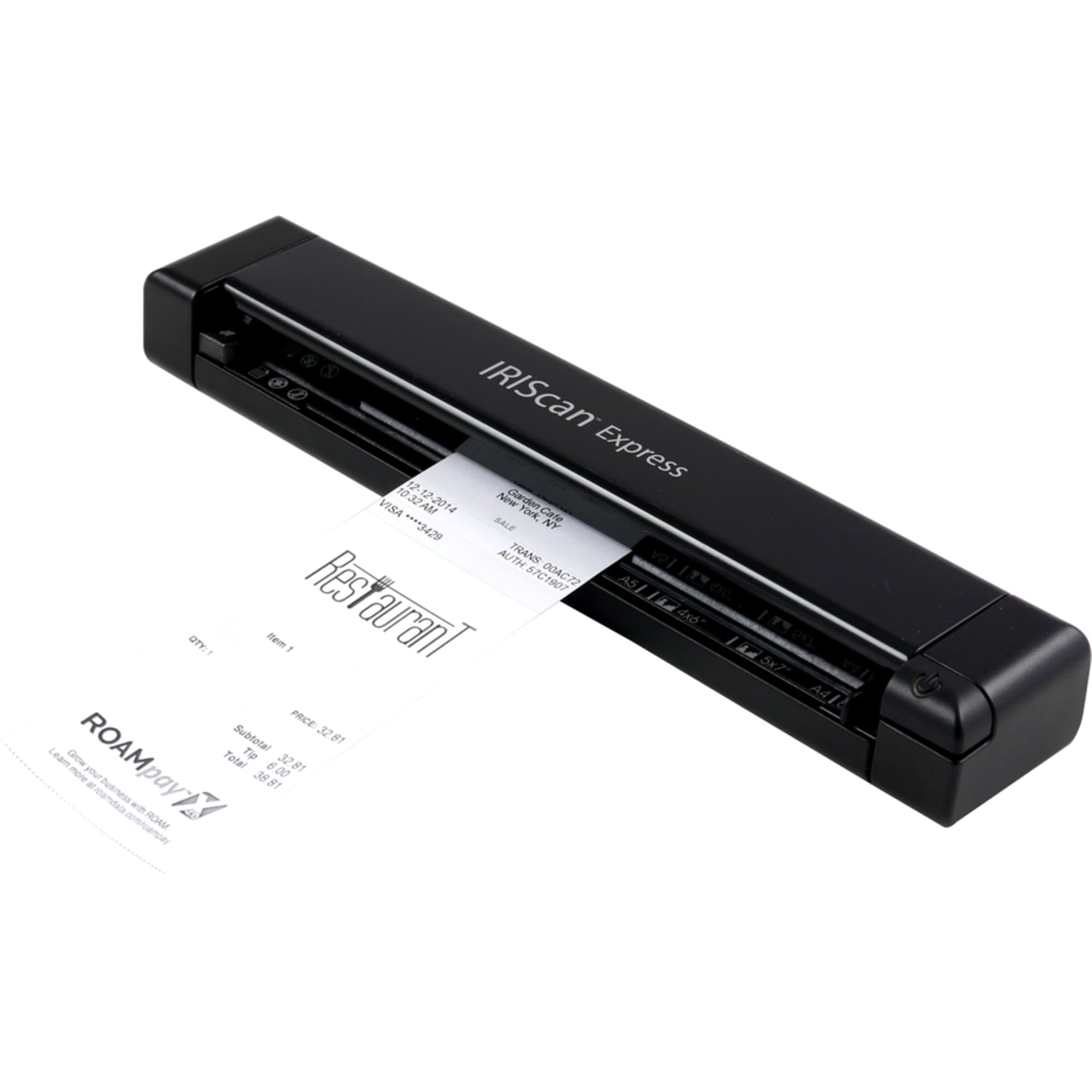 IRIScan Express 4 Portable USB Document Scanner - 1200 dpi High Resolution for Home Office, Business & Travel | Fast Scanning of Receipts, Photos & Business Cards