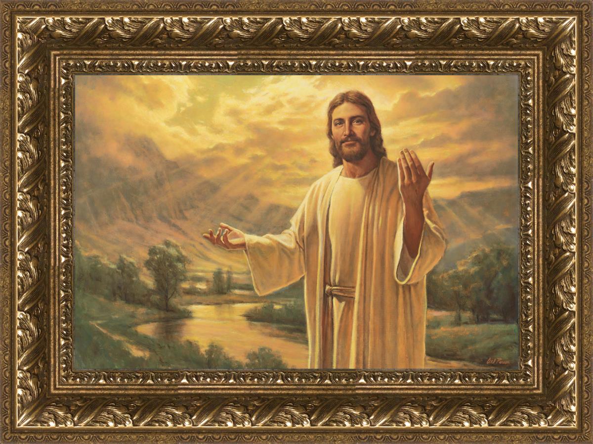 Come Follow Me By Del Parson - Inspirational Christian Wall Art for Home & Church Decor - Perfect for Living Rooms, Bedrooms & Sunday School Classrooms