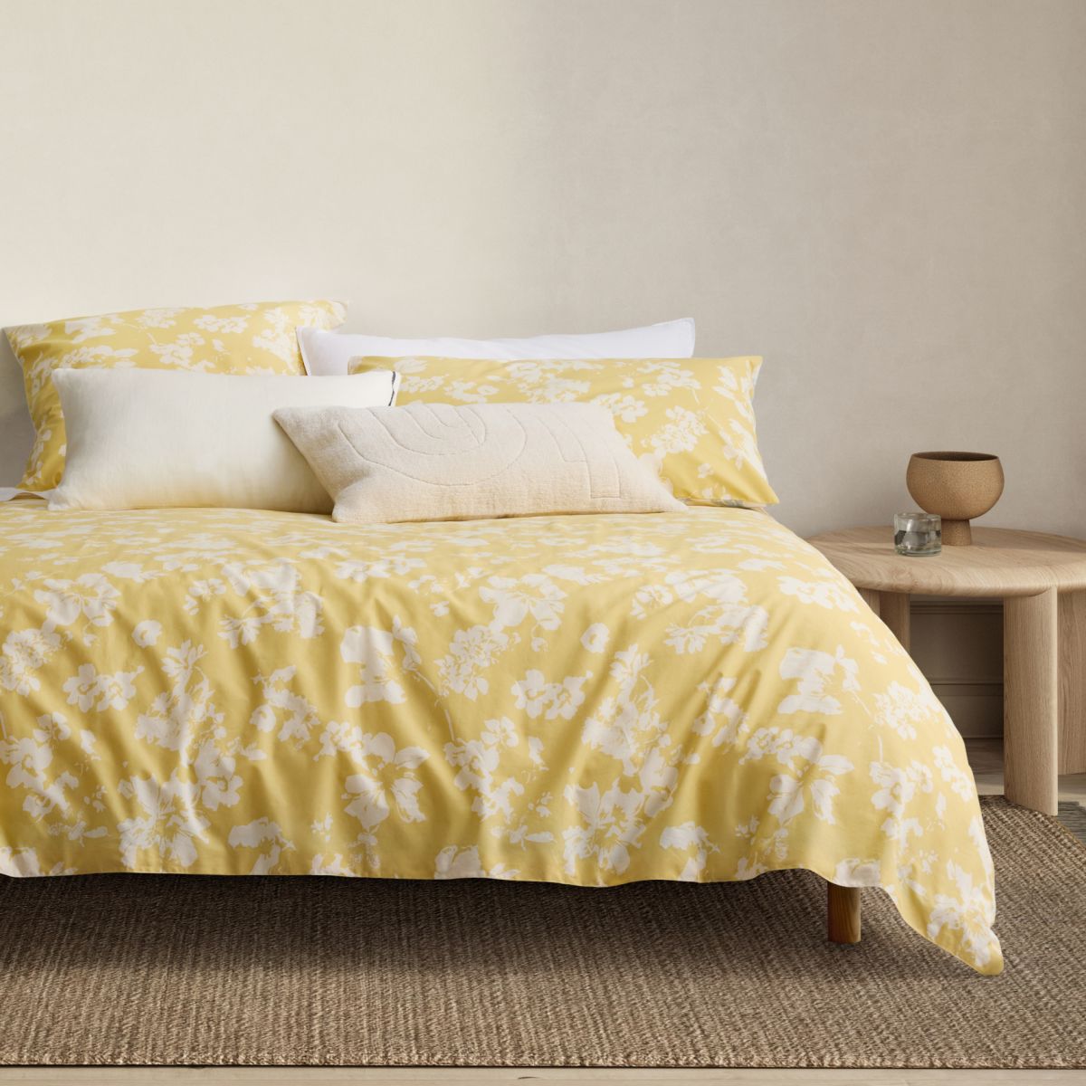 Hadley Honey Gold Quilt Cover Set by Sheridan | Luxury 100% Cotton Bedding | Queen Size Quilt Cover with Pillowcases | Perfect for Master Bedroom, Guest Room & Hotel Decor