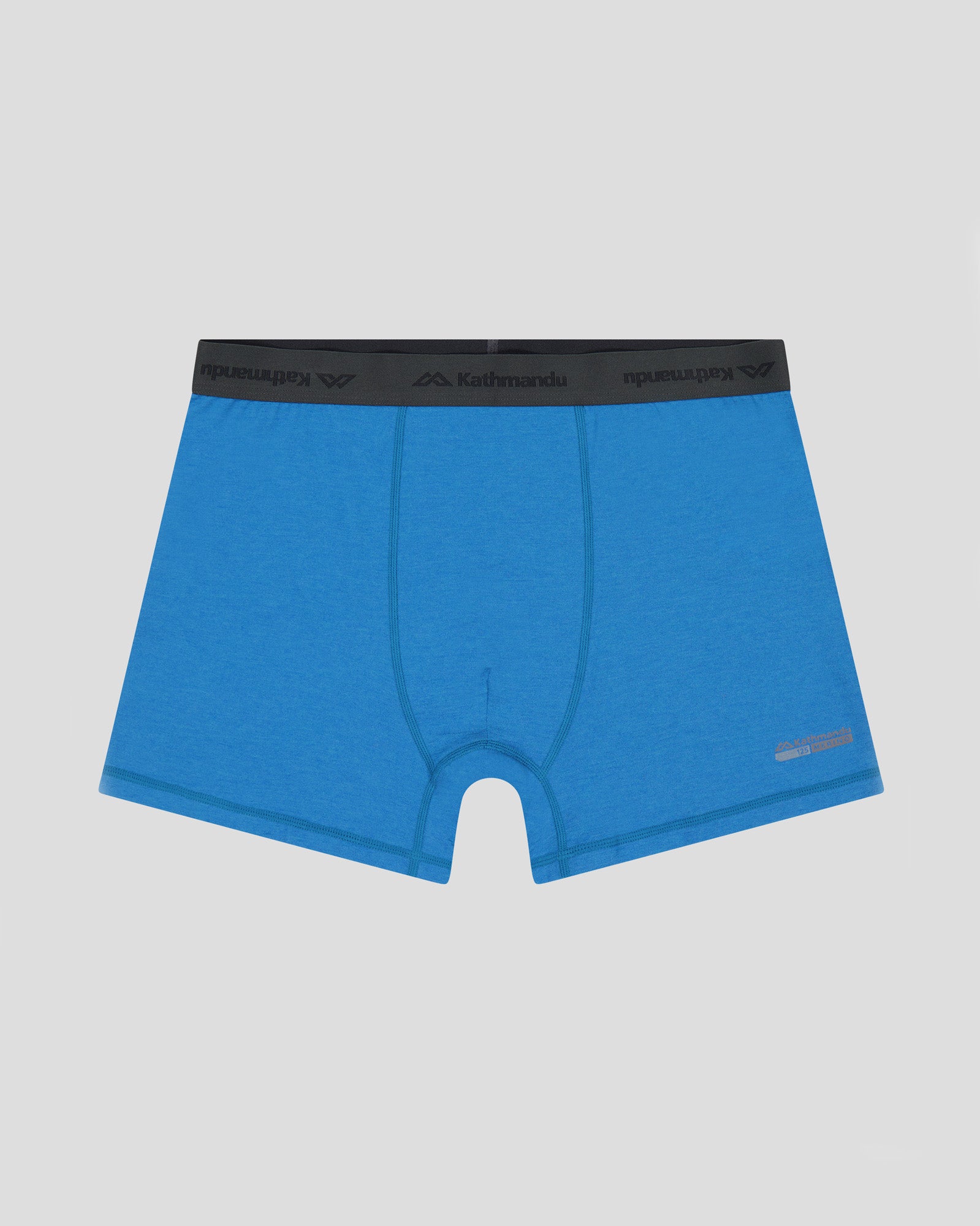 Men's K Merino 125 4.5 Inch Boxer Briefs - Dark Eddy | Ultra Soft Merino Wool Underwear for Men | Perfect for Travel, Hiking & Everyday Comfort