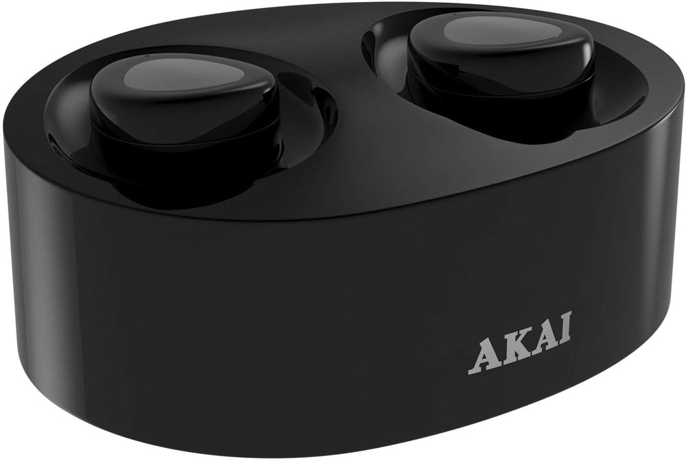 Akai A58061SG Wireless Bluetooth Earbuds - Noise Cancelling, HD Sound, 30H Playtime for Gym, Running, Work & Travel