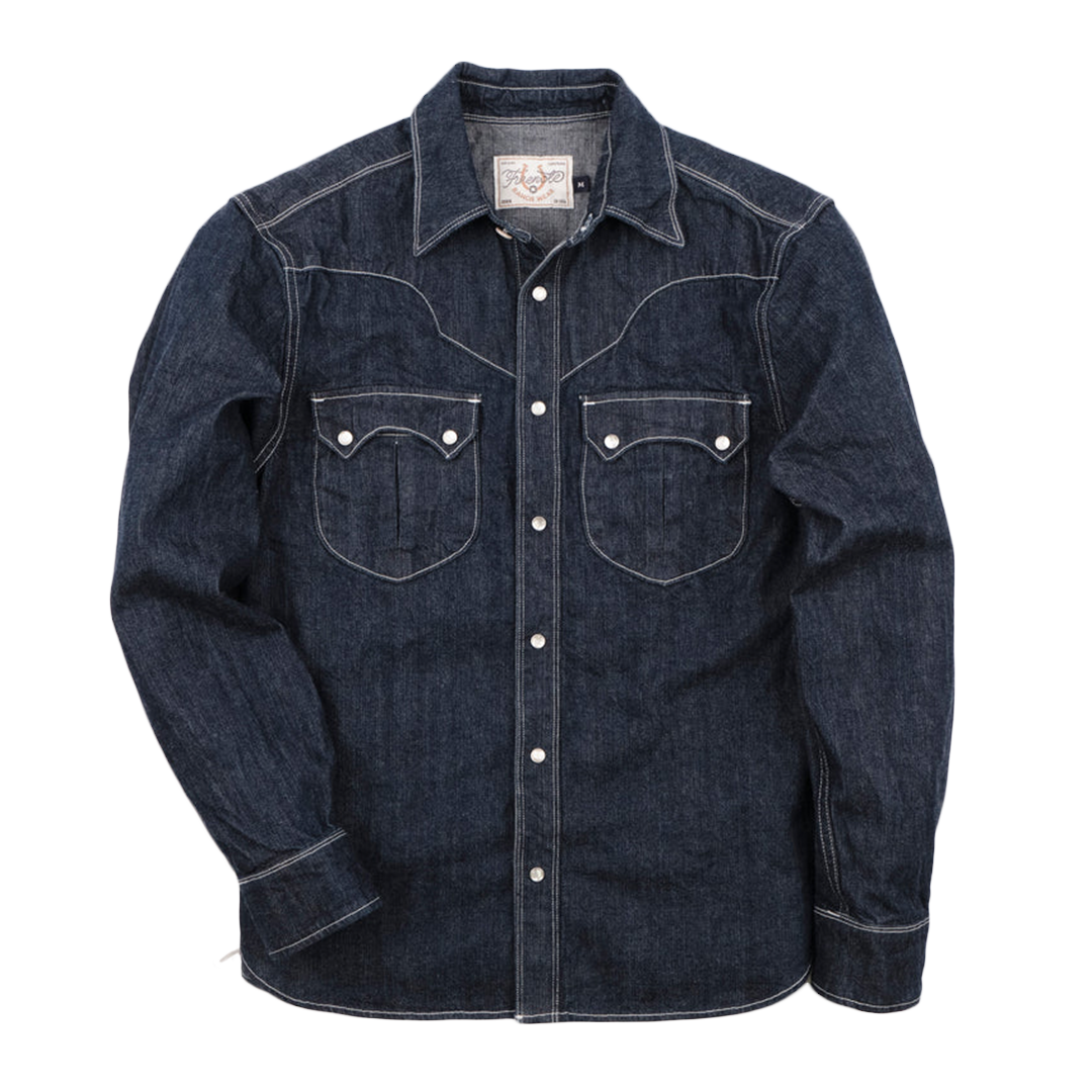 Freenote Sinclair Rinsed Denim Jacket - Premium Vintage Wash for Men | Perfect for Casual Wear, Outdoor Adventures & Street Style Fashion