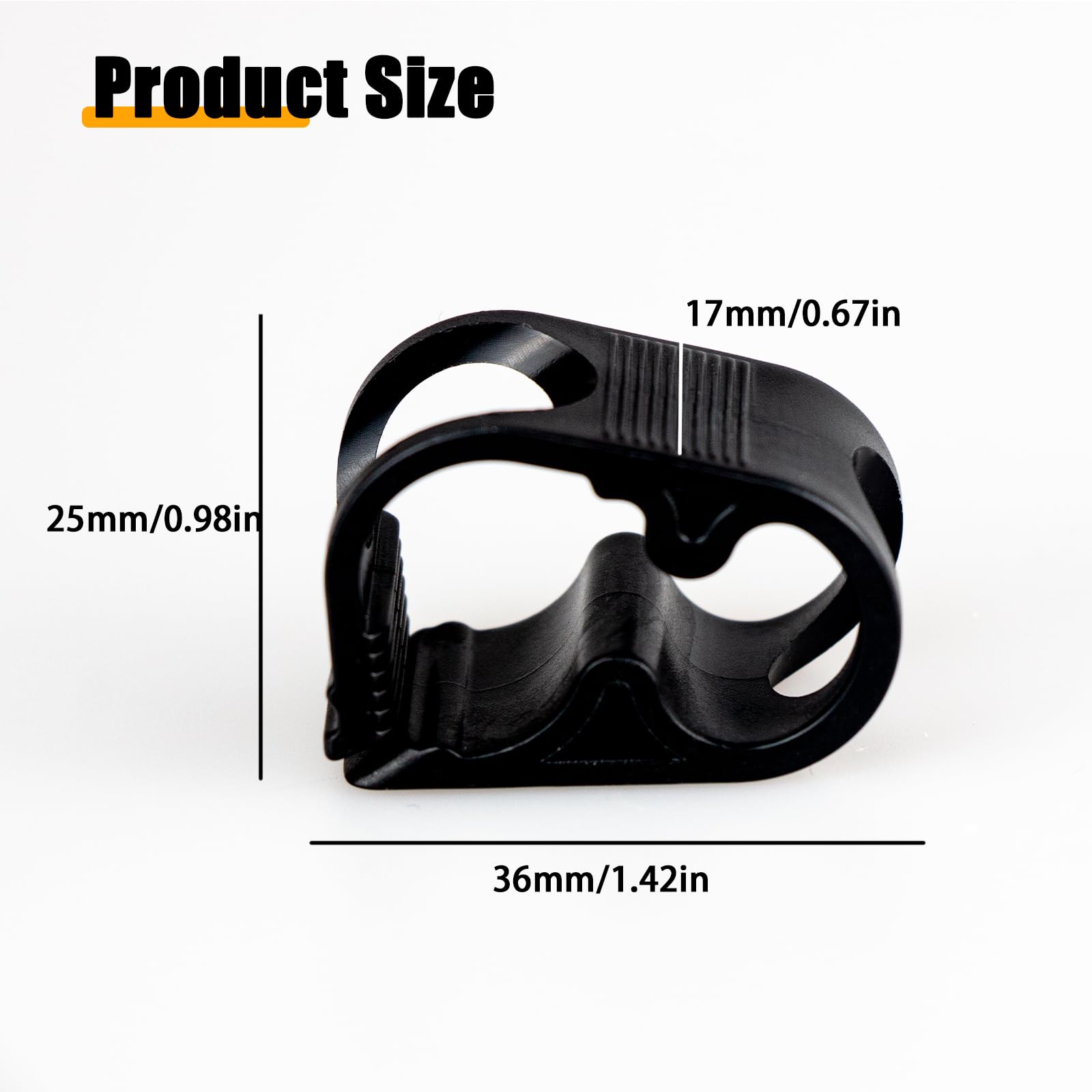 4PCS Adjustable Water Flow Control Tube Clips - 1/4
