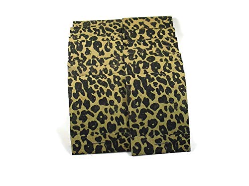 Leopard Print Matchbook Notepads - Set of 20 Mini Memo Pads for Party Favors, Wedding, Bridal Shower & Office Gifts | Cute Stationery Supplies for Notes & Reminders