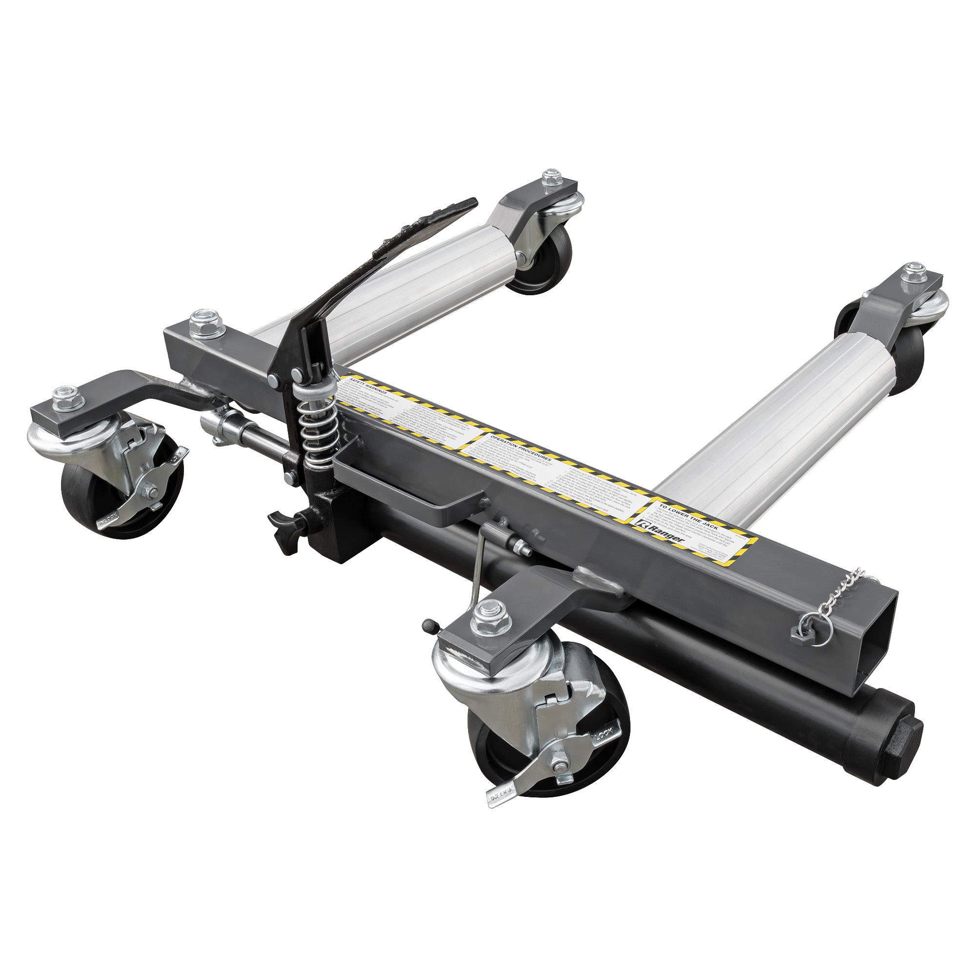 RANGER RCD 1500 GoCart - Heavy Duty 1500lb Capacity Car Dollies for Vehicle Moving & Storage | Perfect for Garage, Auto Shop & DIY Car Repairs