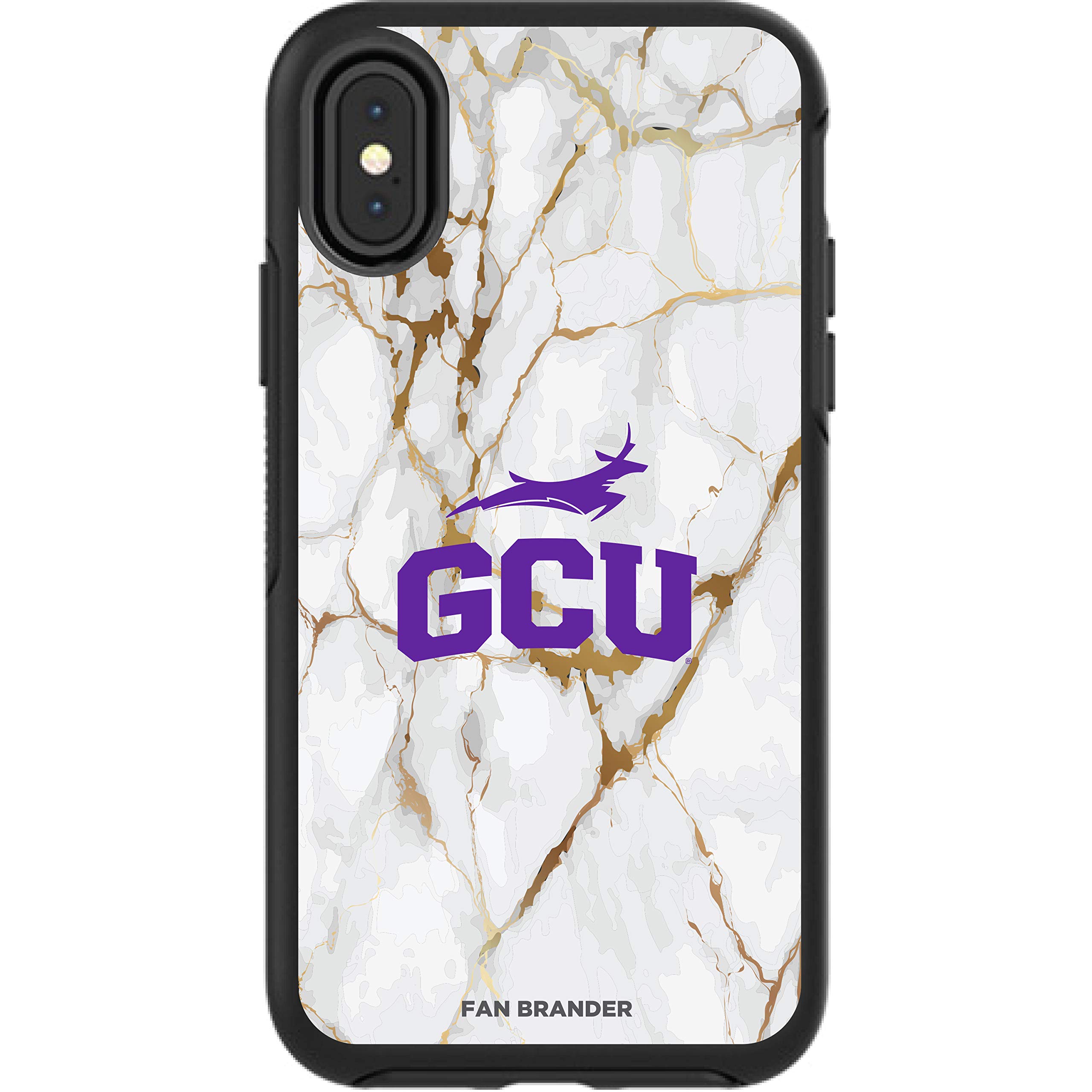 NCAA OtterBox Symmetry iPhone Case - White Marble Design for Apple iPhone | Durable Protection for Daily Use