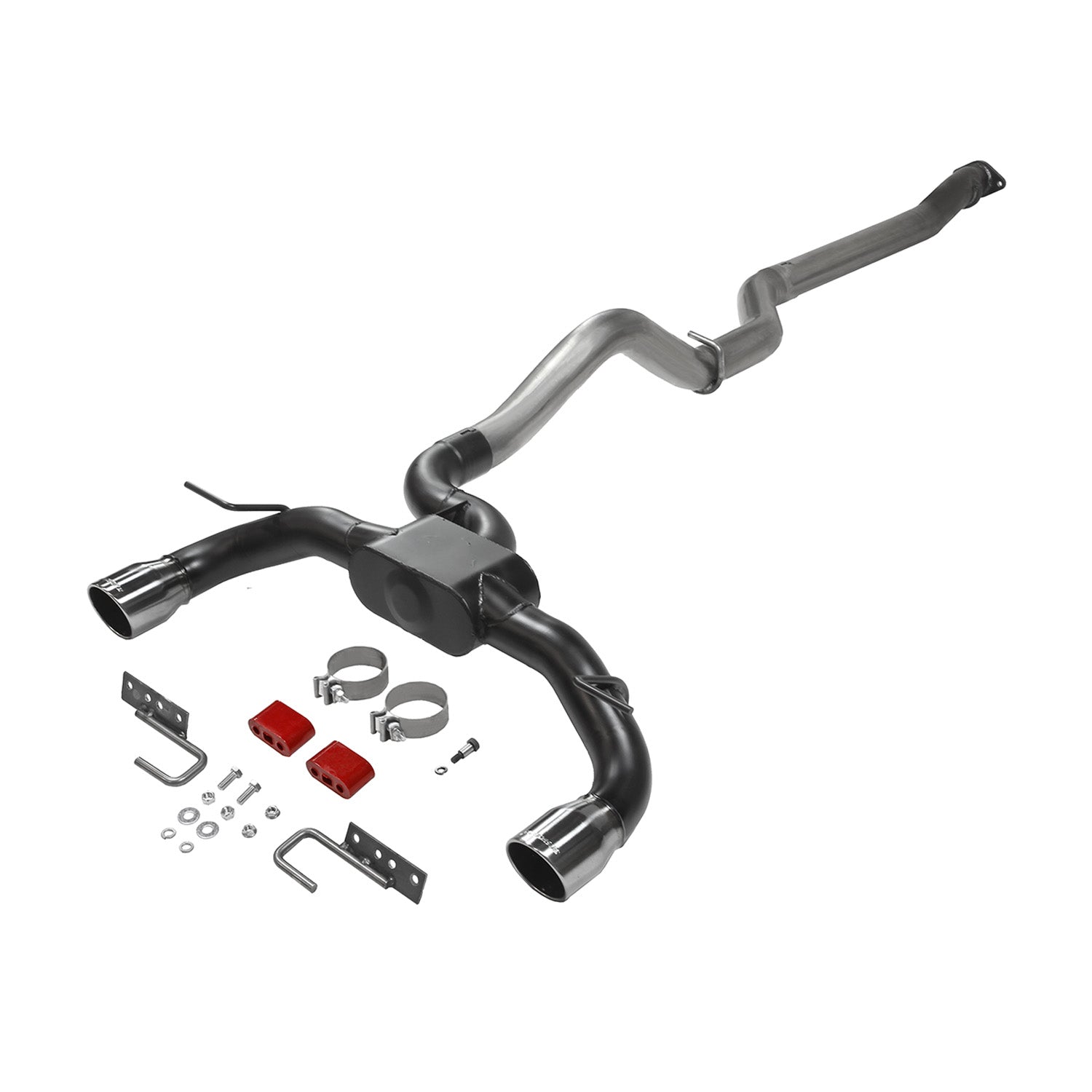 2021-2023 Ford Bronco Flowmaster Outlaw Cat-Back Dual Exit Exhaust System - High Performance Muffler for Off-Road & Street Driving