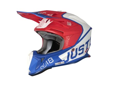 Matte Black Blue White Red