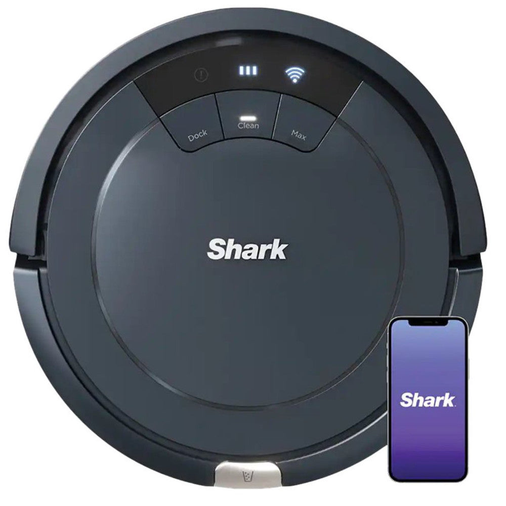 SHARK ION RV765 Robot Vacuum Cleaner - Certified Refurbished with Home Essentials Warranty | Smart Self-Charging for Hardwood Floors & Carpets | Ideal for Pet Hair, Daily Cleaning & Large Homes