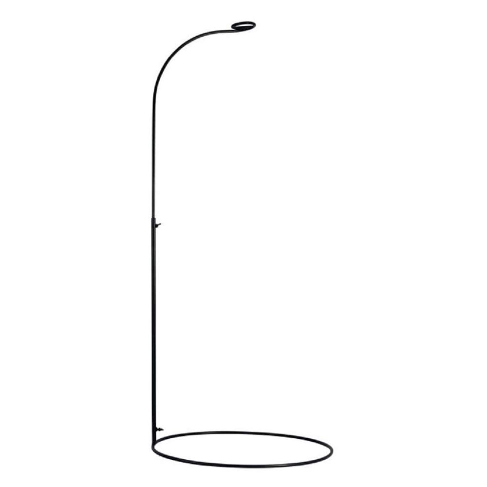 36 Inch Black Outdoor Wind Chime Stand with Sturdy Round Base - Freestanding Garden Decor for Patio, Yard & Porch - Perfect for Relaxing Wind Sounds in Backyard