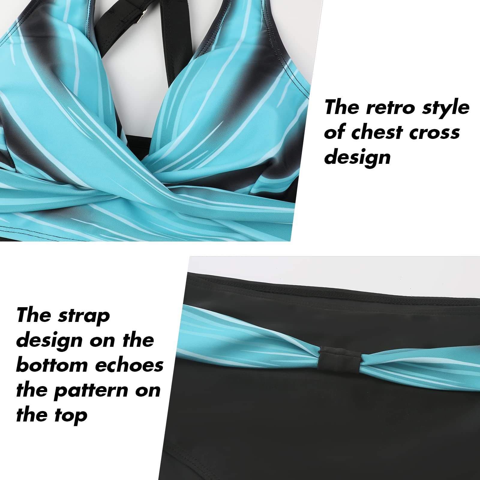 Women's Bikini Swimsuit - Lace Up Strapless Beachwear for Swimming & Sunbathing