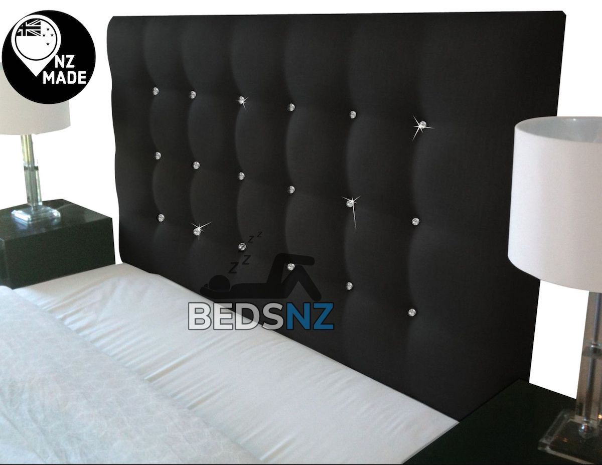 Luxury Crystal Headboard for Double Bed - Handcrafted in New Zealand - Perfect for Master Bedroom & Hotel Decor