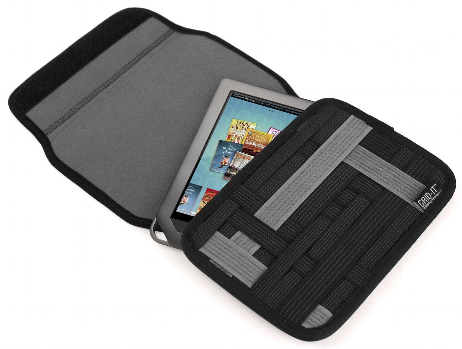Grid IT Wrap Organizer for iPad Mini and 7-Inch Tablets - Perfect for Travel, Office & School Organization
