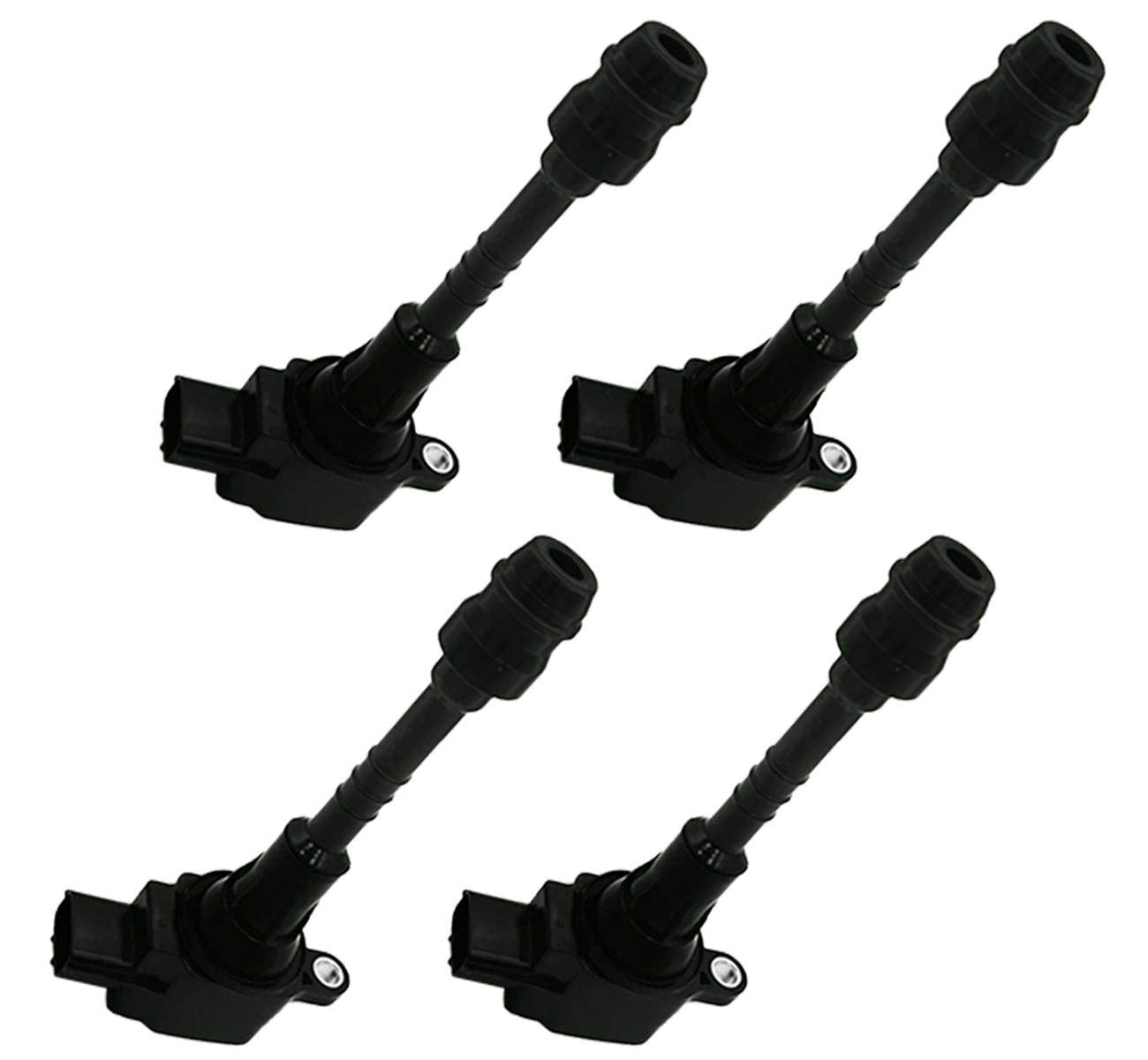 Bapmic 22448-6N015 Ignition Coil Kit - Compatible with 2004-2006 Nissan Sentra (Pack of 4) | High Performance Replacement Part for Smooth Engine Start & Better Fuel Efficiency | Perfect for Daily Commute, Road Trips & Cold Weather Driving