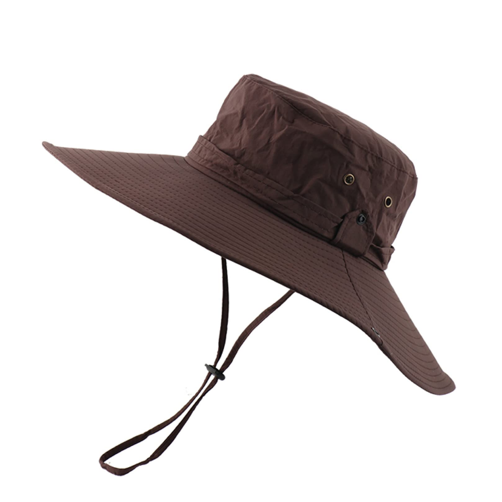 Breathable Mesh Sun Hat for Men - Wide Brim Summer Bucket Hat for Outdoor Fishing, Hiking & Beach Activities - UV Protection Casual Cap