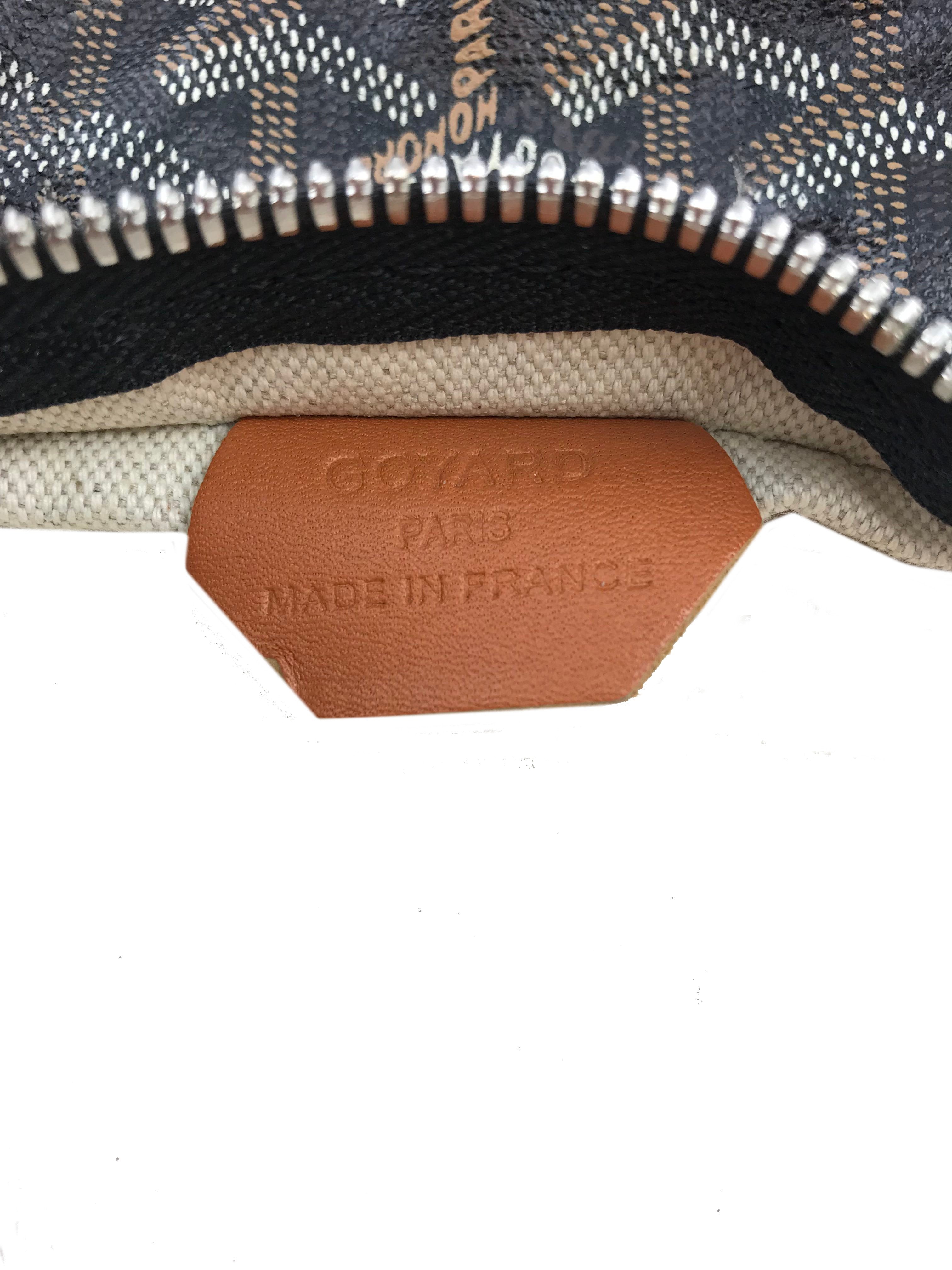 Goyard Chevron Fidji Zip Hobo Bag - Luxury Leather Shoulder Handbag for Women | Perfect for Work, Travel & Everyday Use