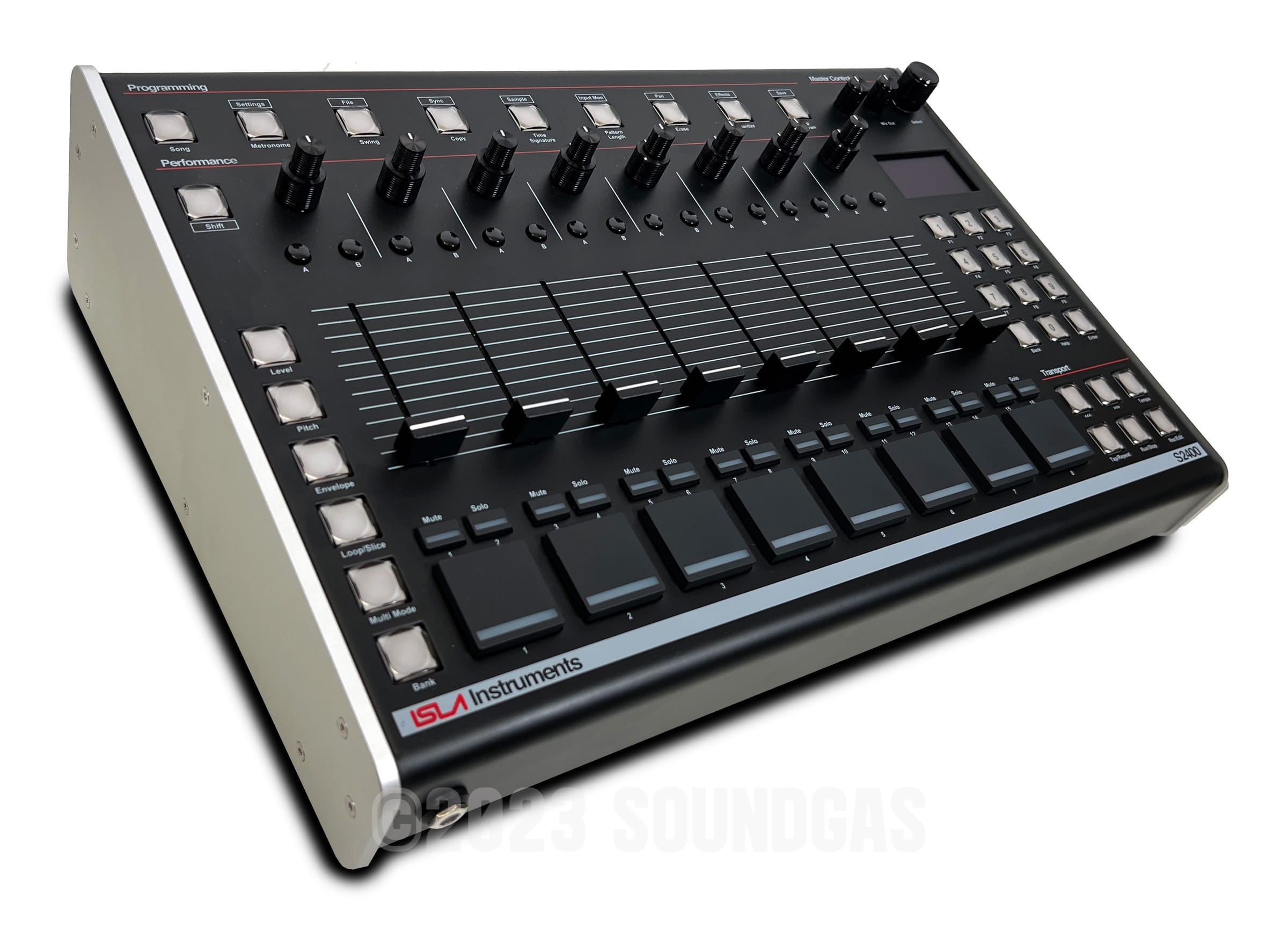 Isla Instruments S2400 - Professional Sampler & Drum Machine for Music Production, Live Performances, and Studio Recording