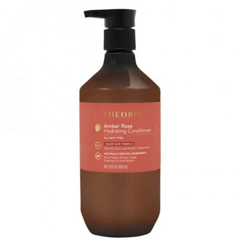 Amber Rose Hydrating Conditioner for Dry & Damaged Hair - 13.5oz/400ml Moisturizing Hair Treatment with Natural Oils - Perfect for Daily Use & Salon-Quality Results at Home