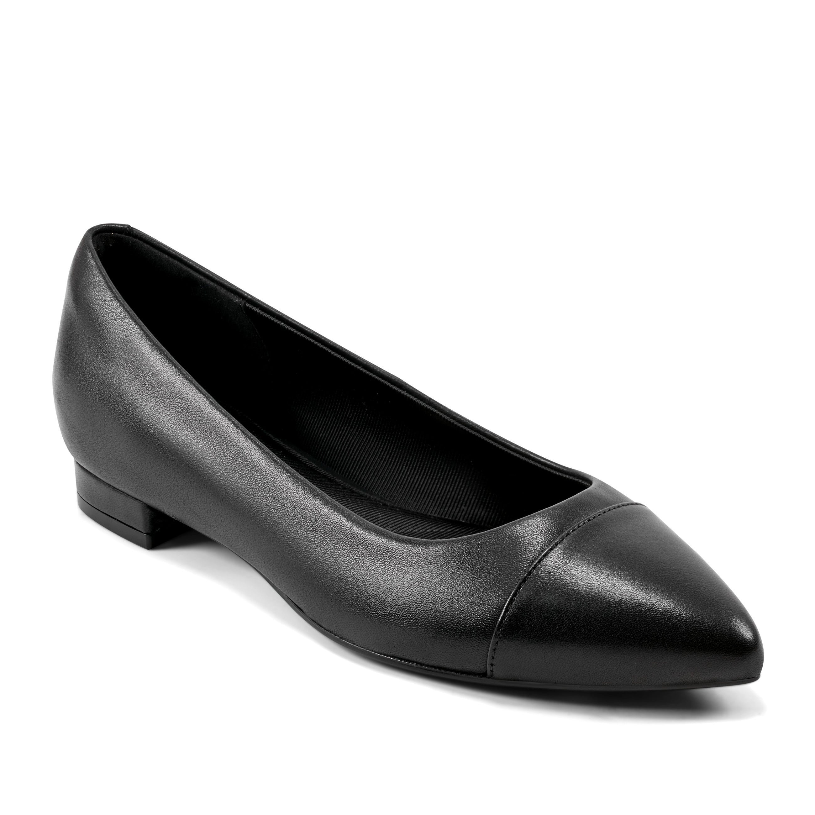 Kenzie Women's Total Motion Pointy Toe Dress Flats - Comfortable Work Shoes for Office, Business & Professional Occasions