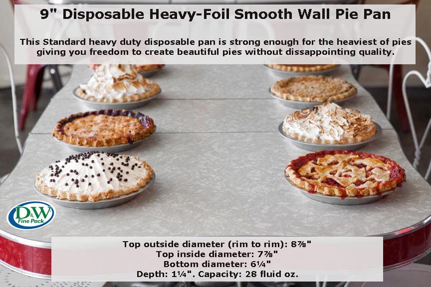 KitchenDance 9 Inch Heavy Duty Aluminum Pie Pans - Oven & Freezer Safe Disposable Pie Tins for Baking, Cooking & Food Storage - Restaurant & Bakery Supplies - Reusable & Recyclable Aluminum Foil Pans (100 Pack, Silver) - Perfect for Pies, Quiches, Casseroles & Meal Prep