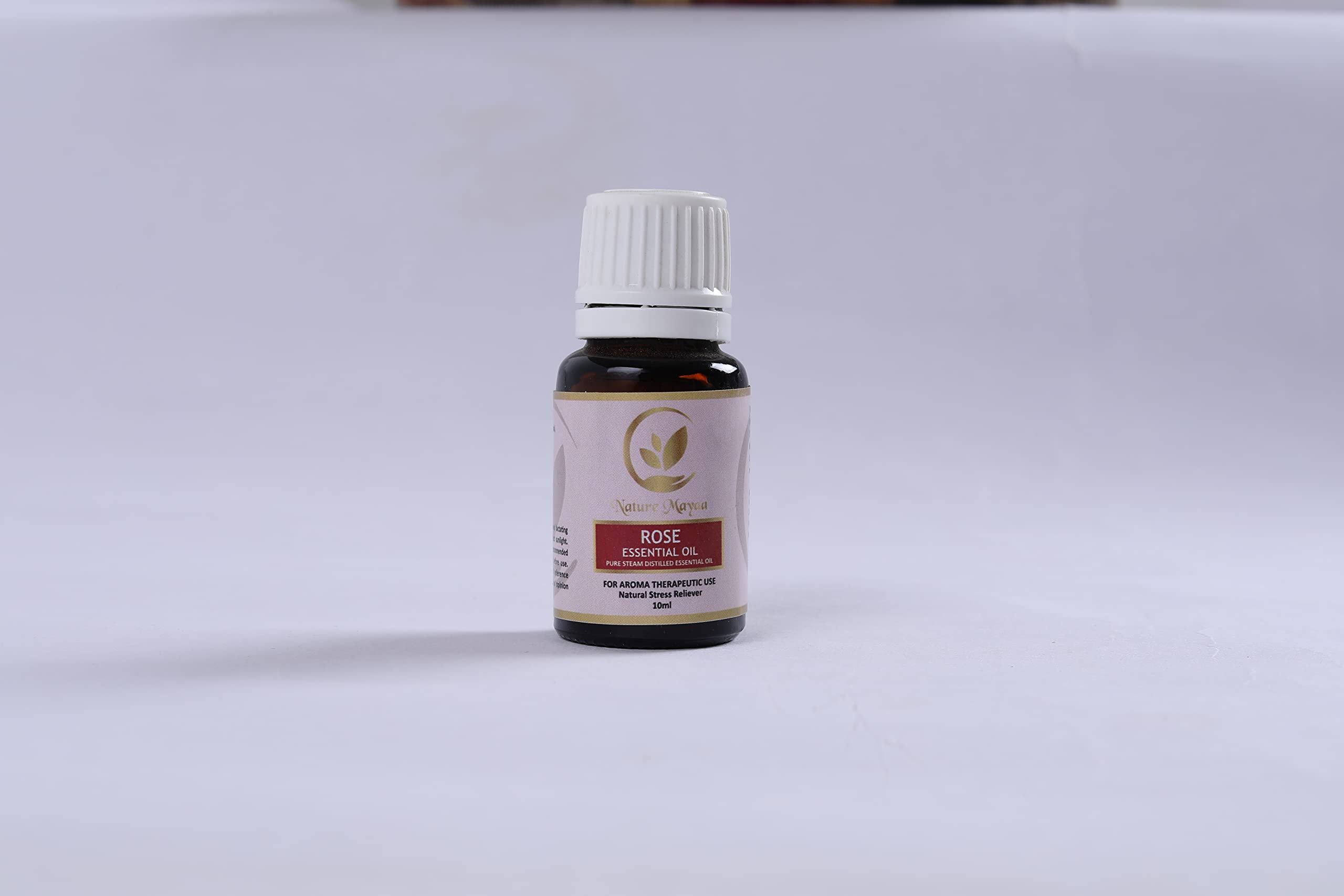 Pure Rose Essential Oil 10ml - Therapeutic Grade for Skin & Hair Care, Aromatherapy