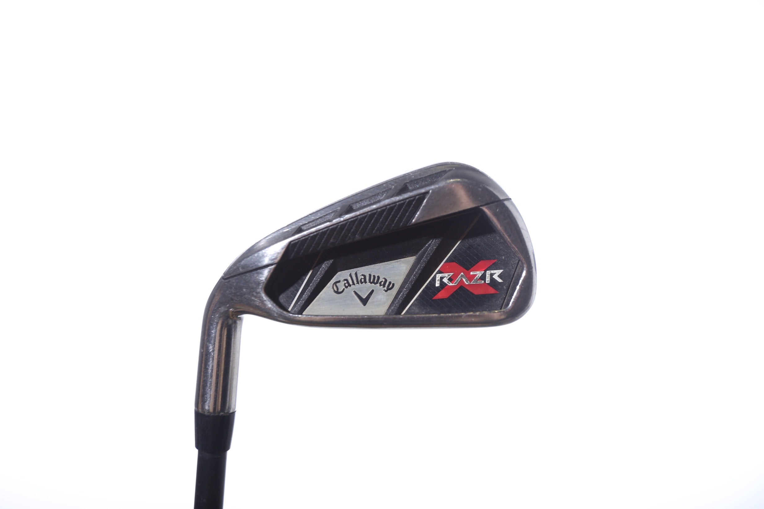 Used Callaway RAZR X Single 6 Iron Left Handed Golf Club - Regular Flex Steel Shaft for Men - Perfect for Practice & Course Play