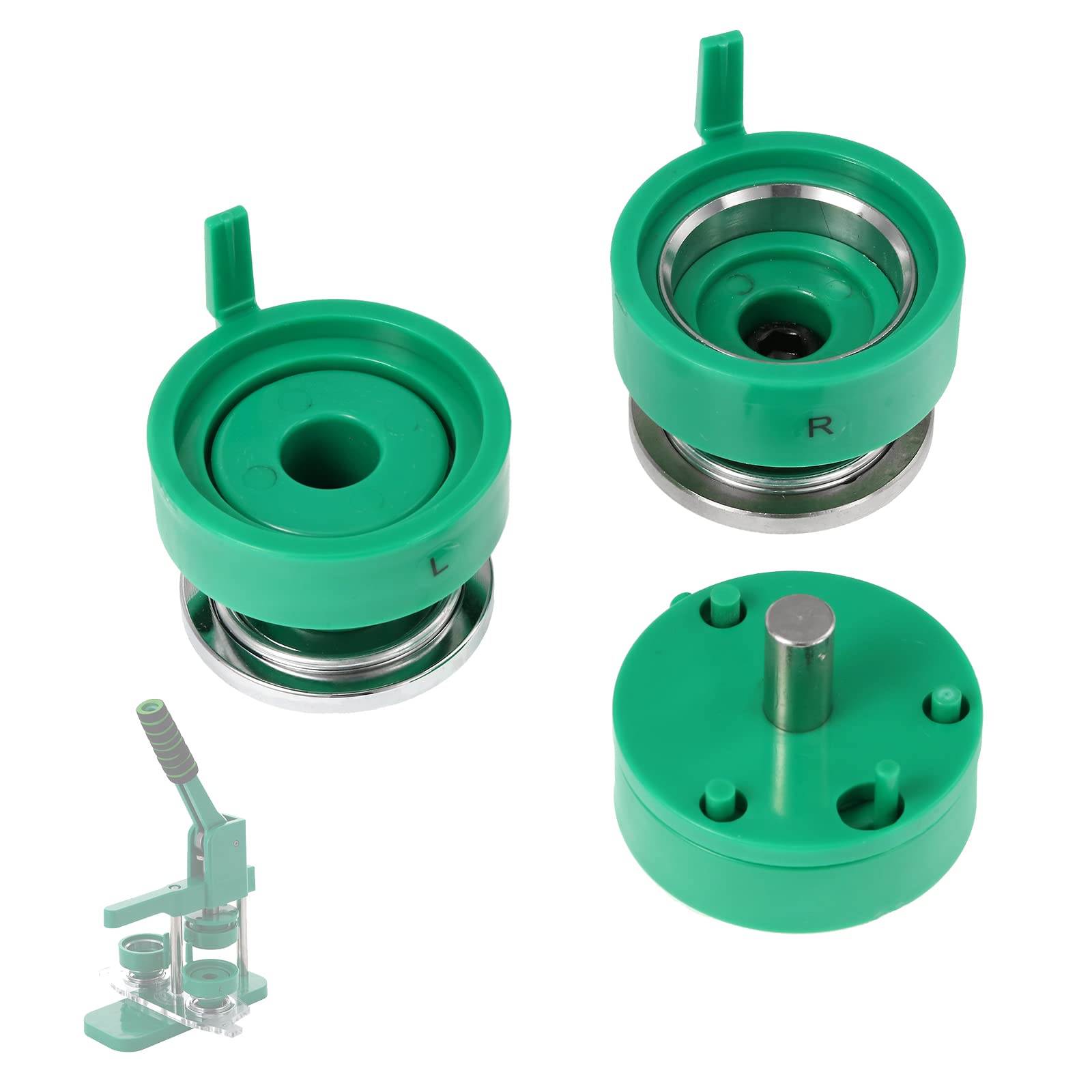 BEAMNOVA 1-3/4 Inch (44mm) Round Pin Button Maker Machine with Magnetic Interchangeable Mold Die - DIY Custom Buttons for Crafts, Events & Promotions - Perfect for Schools, Businesses & Fundraisers