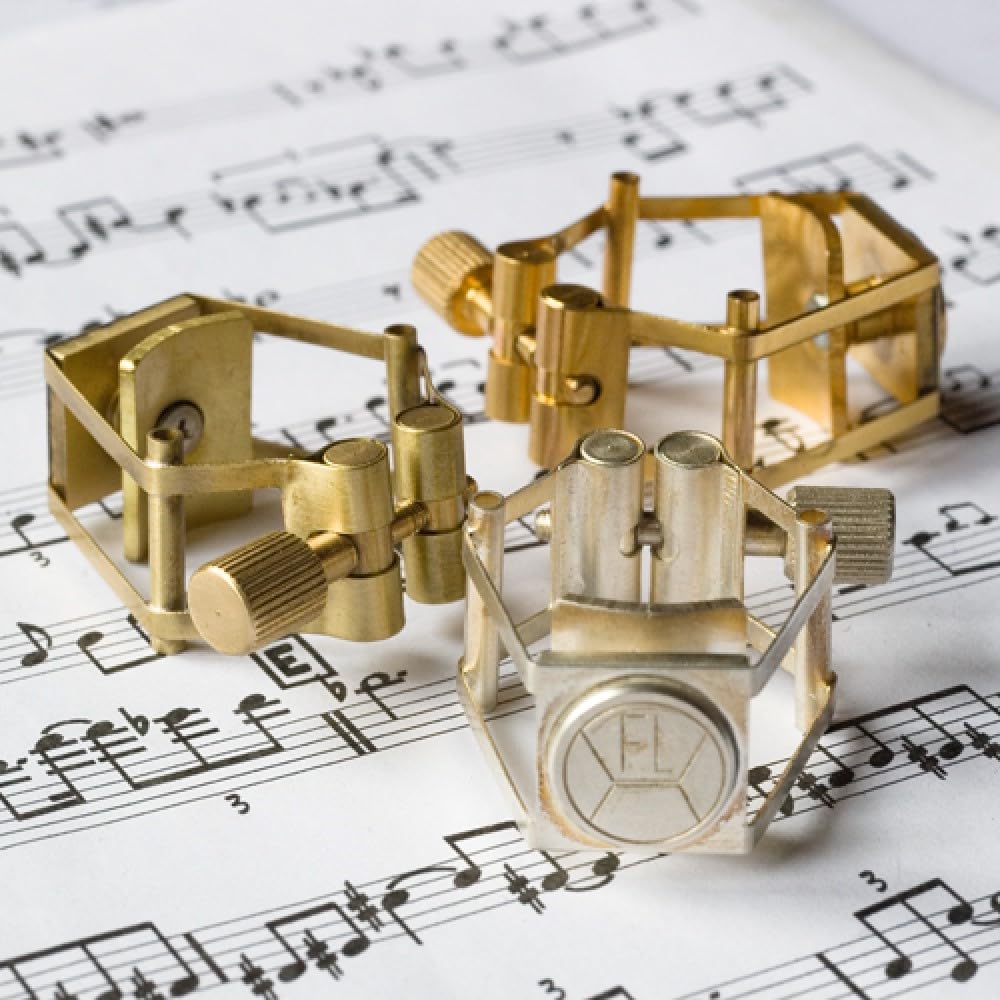 Premium Francois Louis ULTSXL01PB Pure Brass Tenor Saxophone Ligature - Extra Large Size for Enhanced Sound & Durability | Ideal for Jazz, Classical & Professional Performances