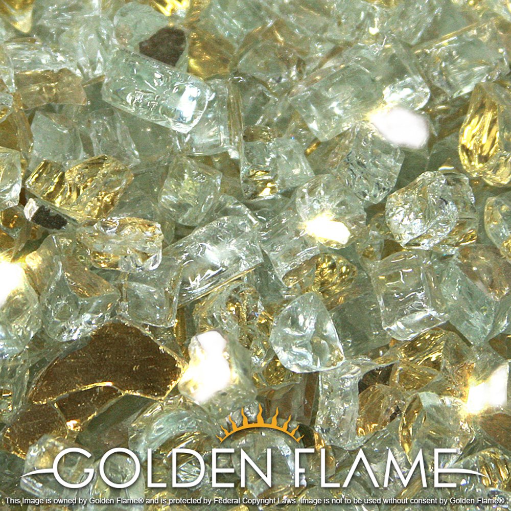 20lb Fire Glass for Fire Pit - 1/2