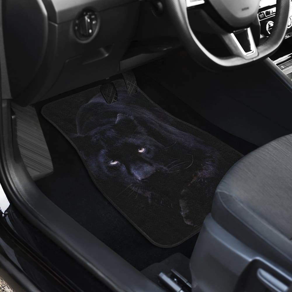 Black Panther Car Floor Mats - Premium Custom Fit for All Vehicles - Durable & Non-Slip Protection - Perfect for Marvel Fans & Superhero Enthusiasts - Ideal for Daily Commute, Road Trips & Car Shows