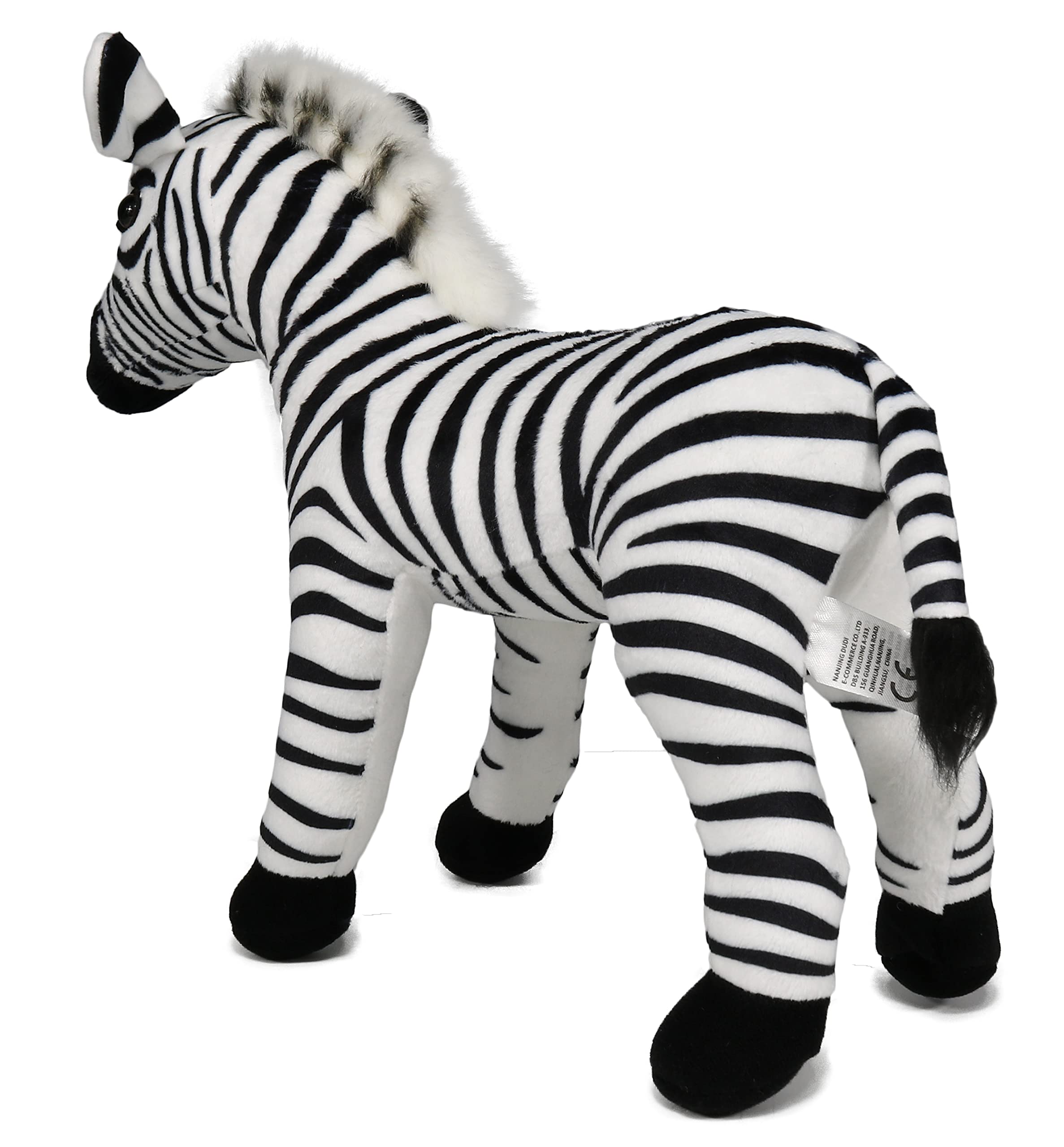 11 Inch Zebra Plush Toy - Soft Wild Animal Stuffed Bear for Kids, Zoo Family Gift | Perfect for Nursery Decor, Birthday Presents & Cuddling