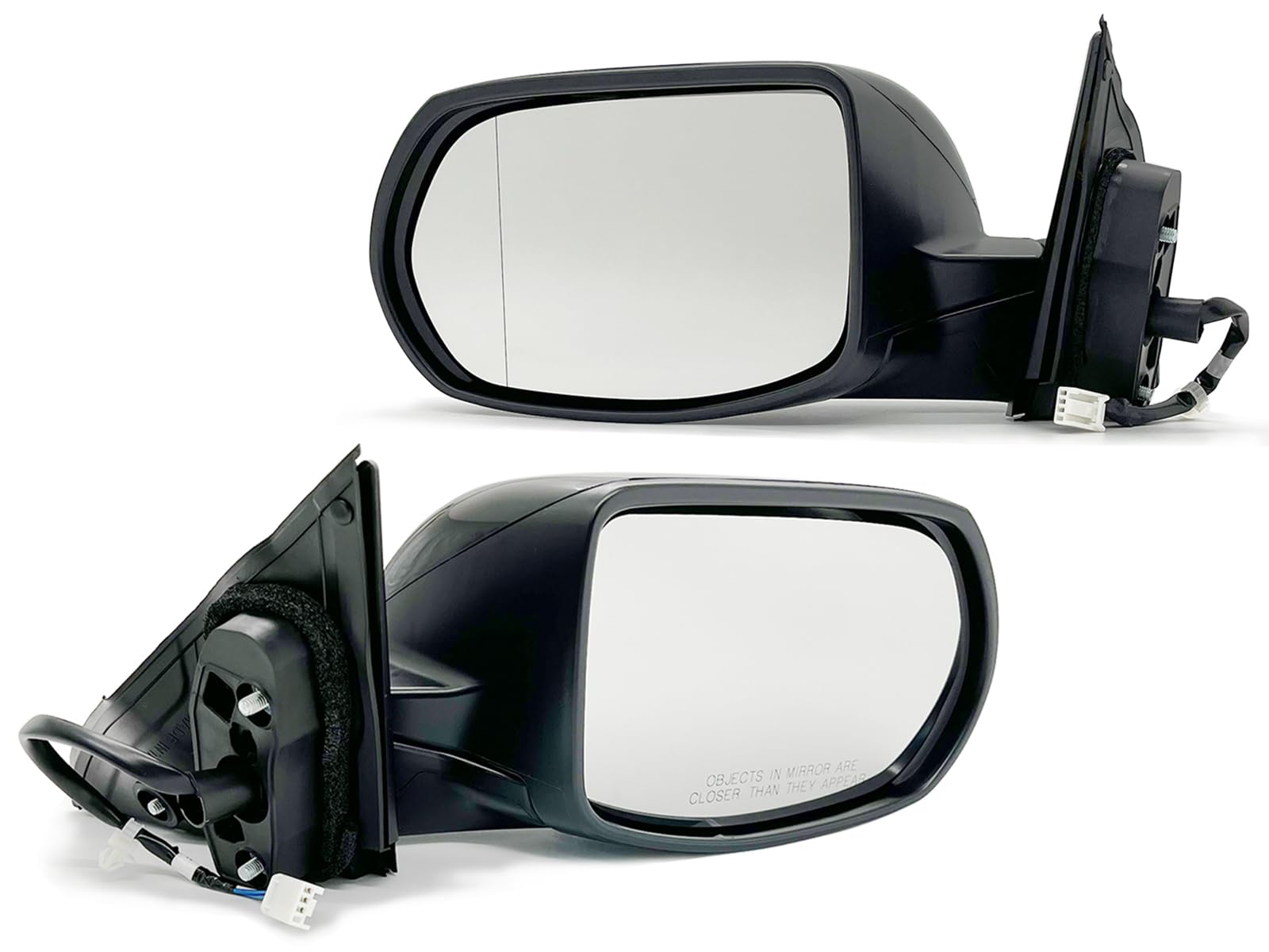 APA Replacement Power Non-Heated Exterior Rear View Mirror Set for 2016-2022 Honda HR-V (Passenger & Driver Side) - Paint-to-Match Mirror Cap 76208T7W305 76258T7W305 | Perfect for Mirror Repair & Vehicle Maintenance