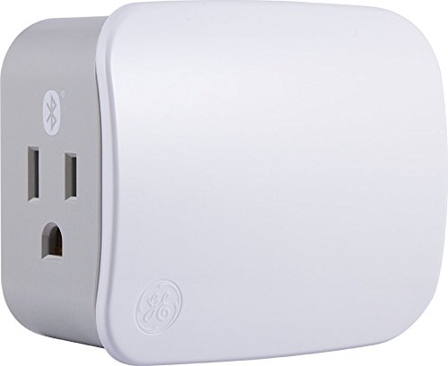 GE Bluetooth Smart Plug-In Switch 13867 - Works with Alexa & Google Home | Control Lights & Appliances Remotely for Smart Home Automation