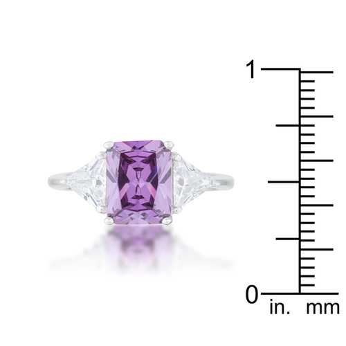 Exquisite Amethyst Sterling Silver Engagement Ring for Women – Elegant Vintage Style Wedding Band, Perfect for Proposals, Anniversaries & Romantic Occasions